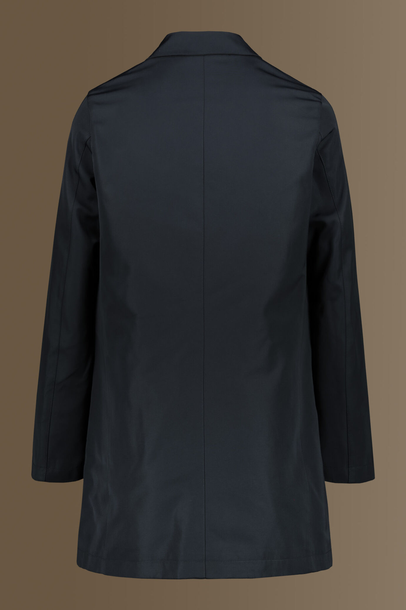 Coated wool blend double face raincoat image number 6