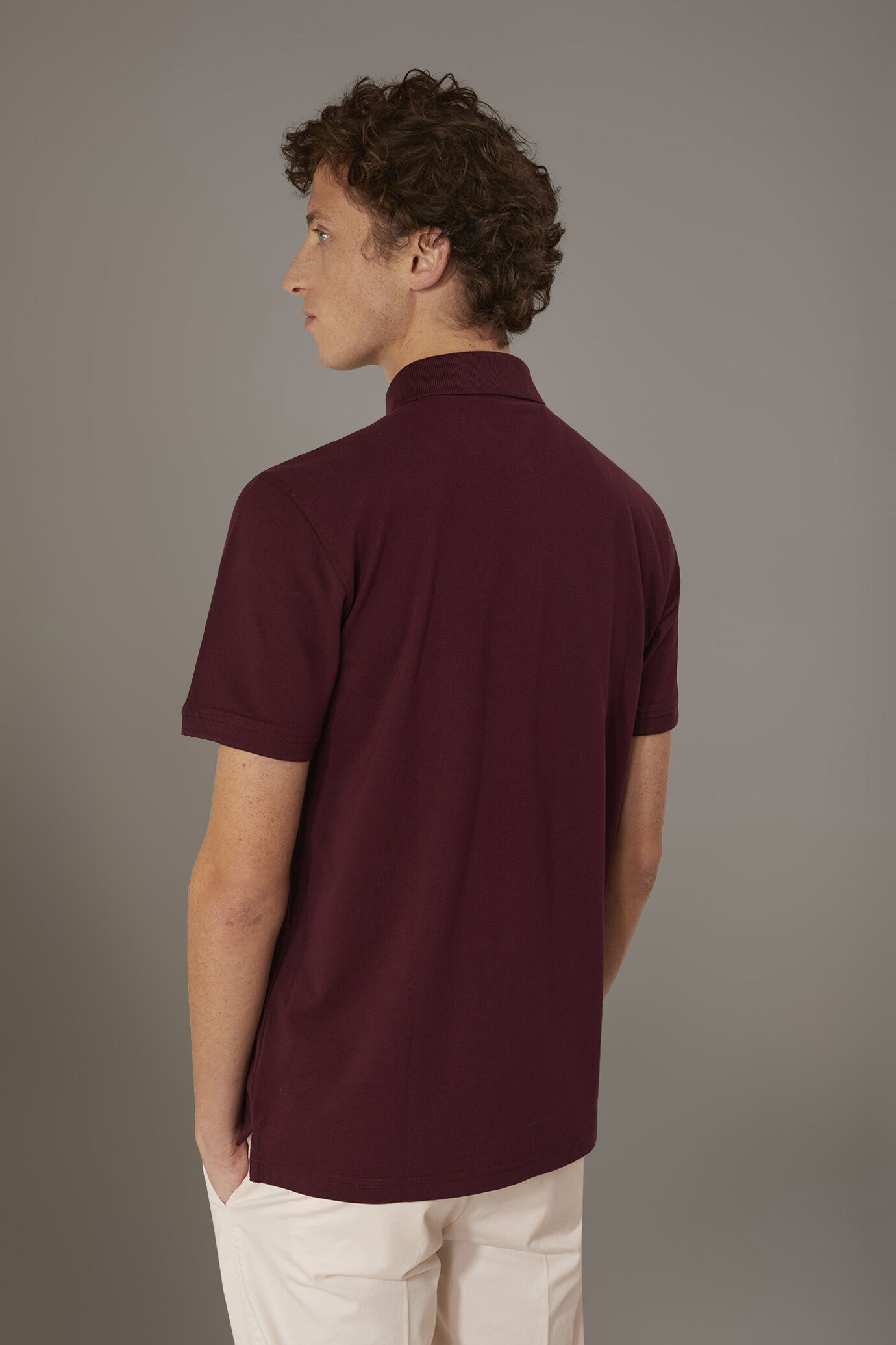 Polo manica corta 100% cotone piquet image number 2