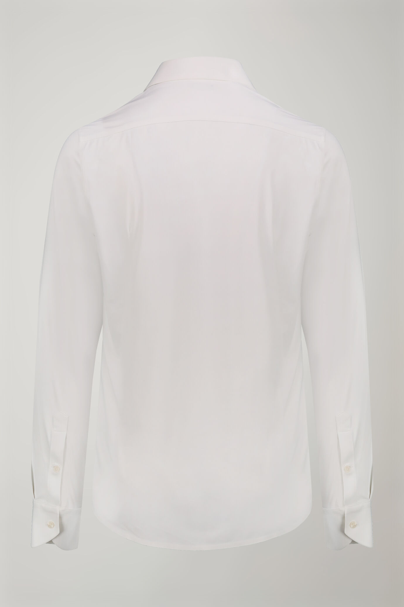Camicia uomo termosaldata con collo classico tessuto in nylon tinta unita regular fit image number 5