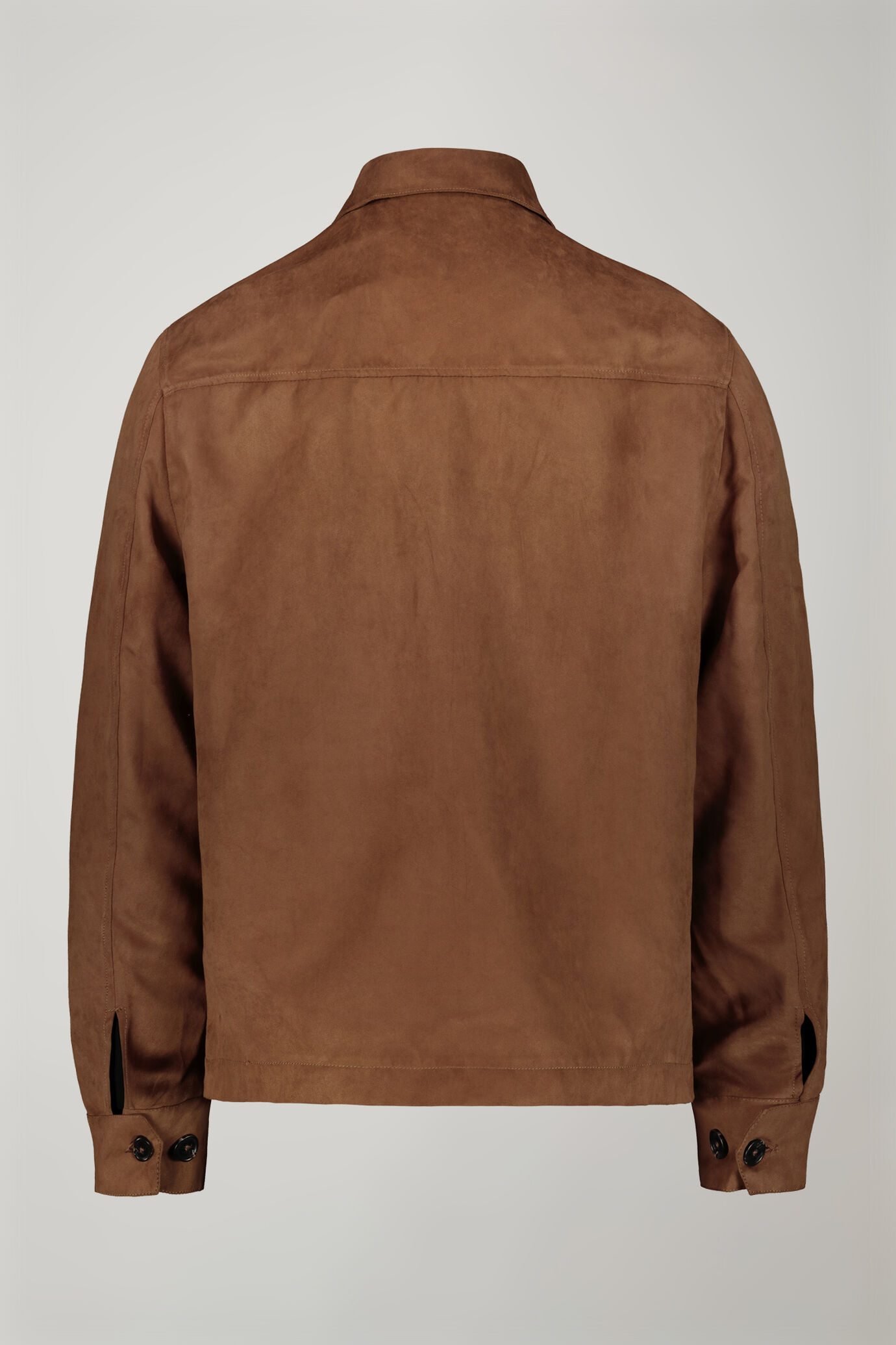 Men's jacket with suede-like fabric regular fit image number 6