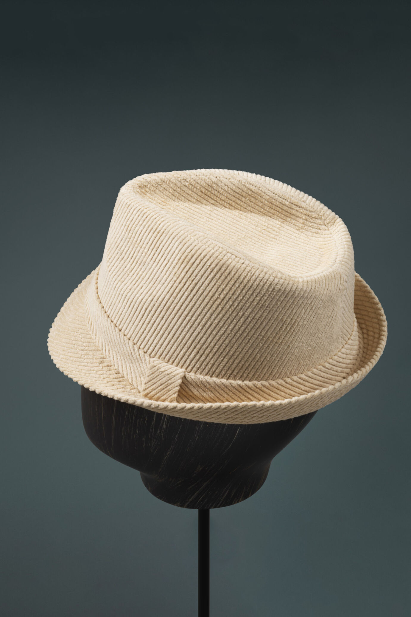 Ribbed fedora hat image number 1