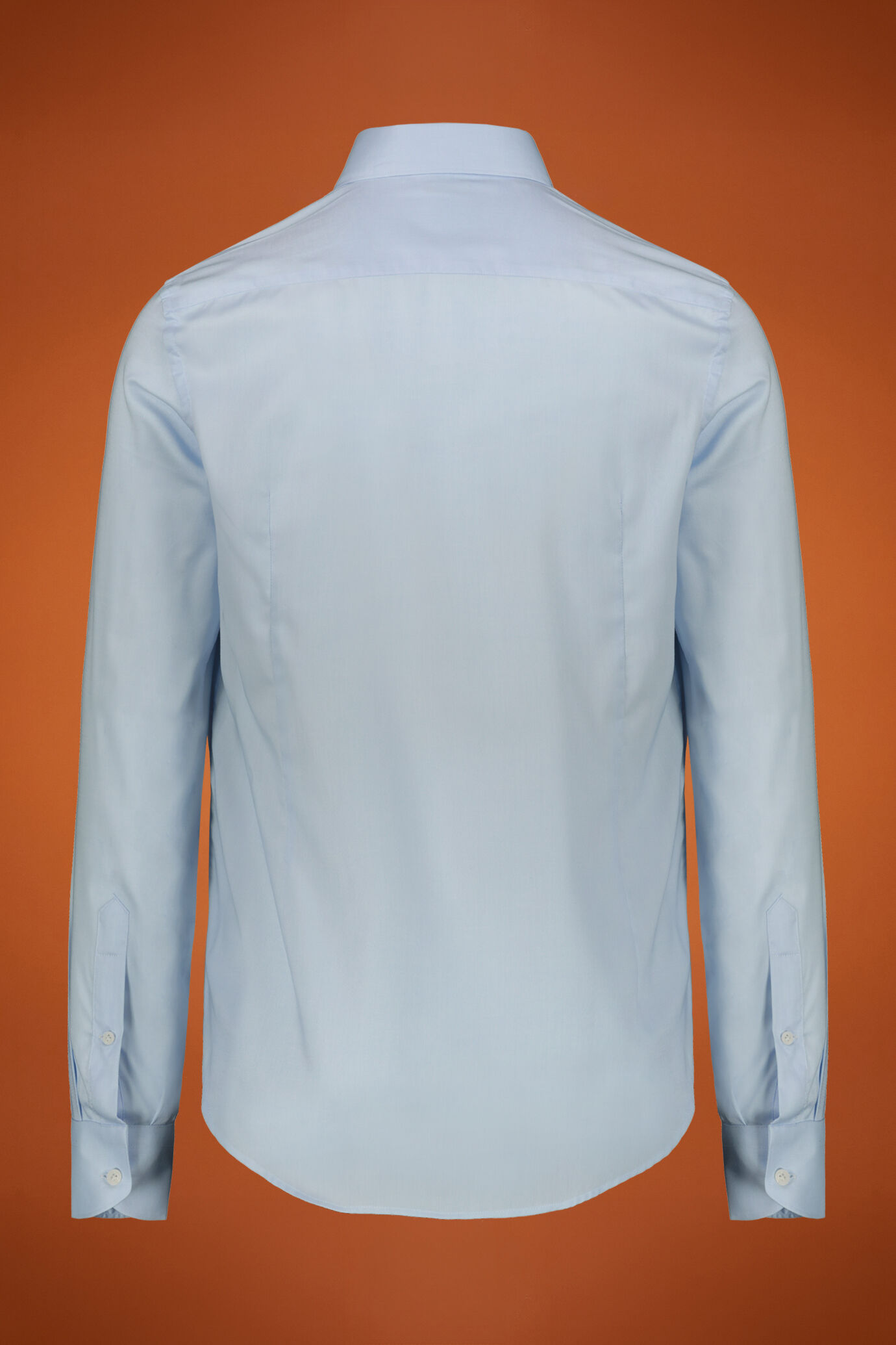 Camicia uomo collo classico 100% cotone tessuto oxford leggero tinta unita regular fit image number 1