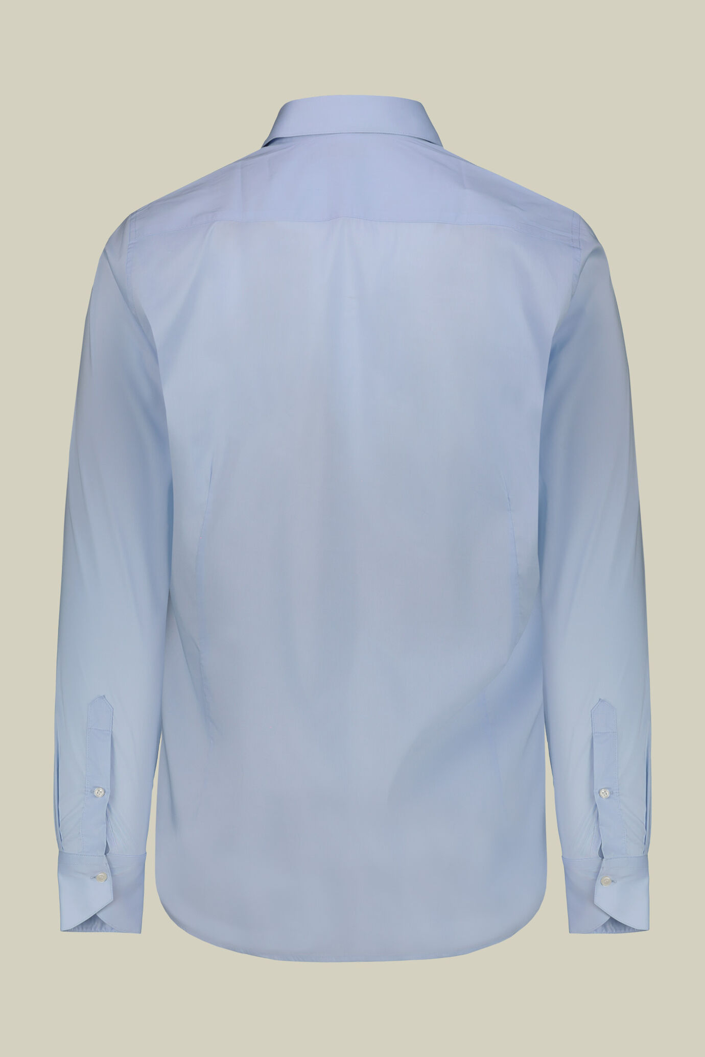 Chemise pour homme à col classique en tissu technique légèrement élastiqué compatible avec des boutons de manchette image number 5