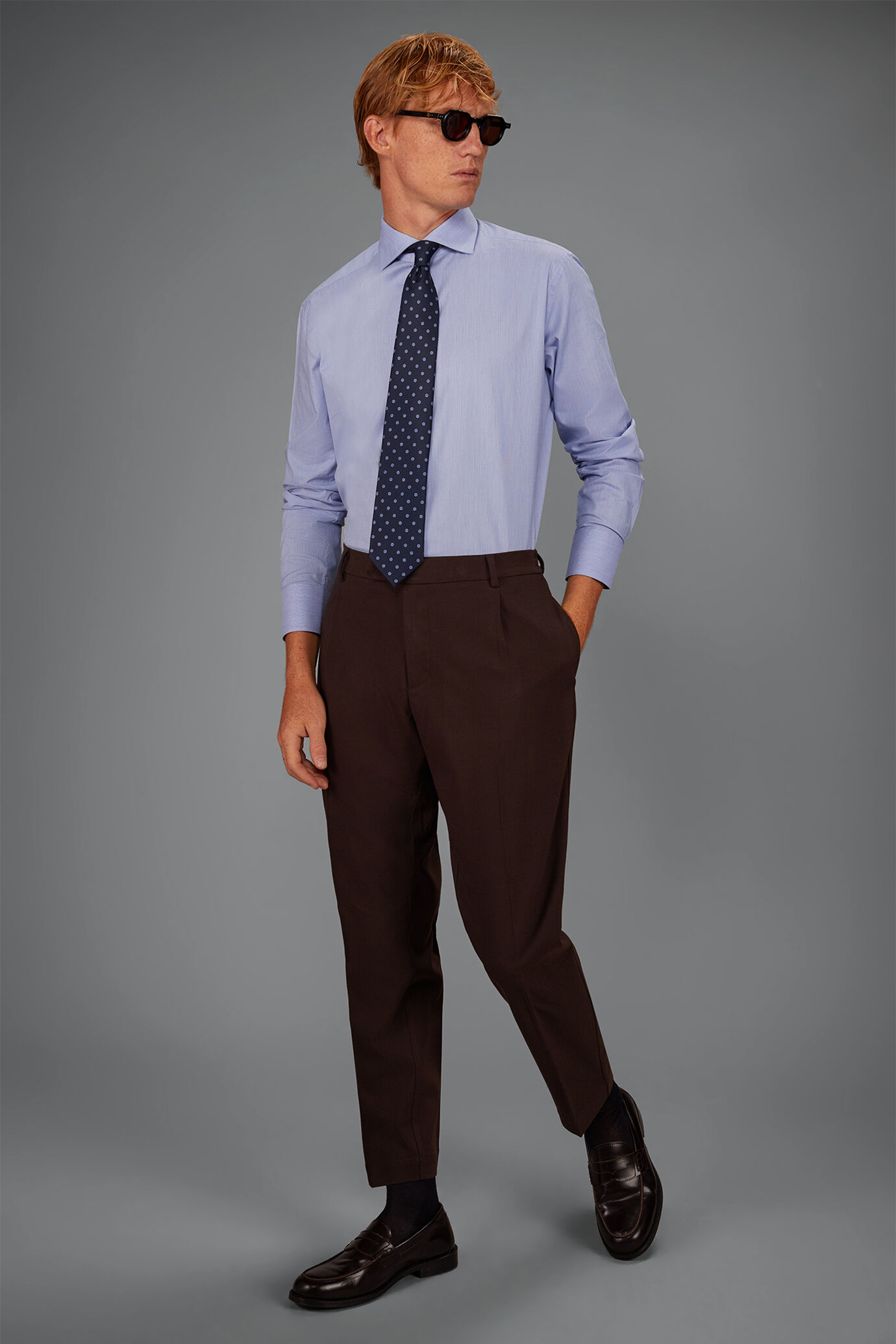 Camicie uomo in 100% cotone Pinpoint Oxford regular fit
