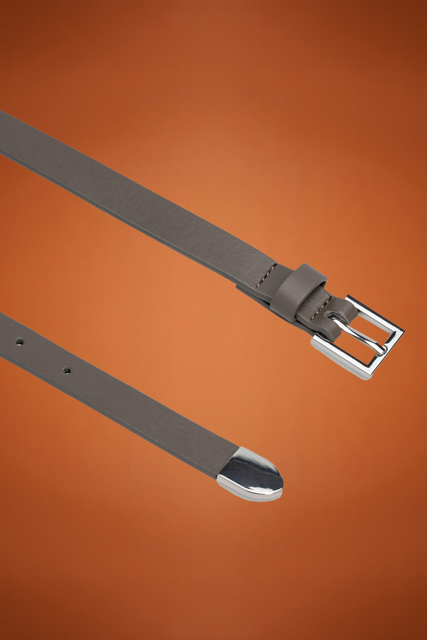Ceinture femme avec finition en laiton vieilli
