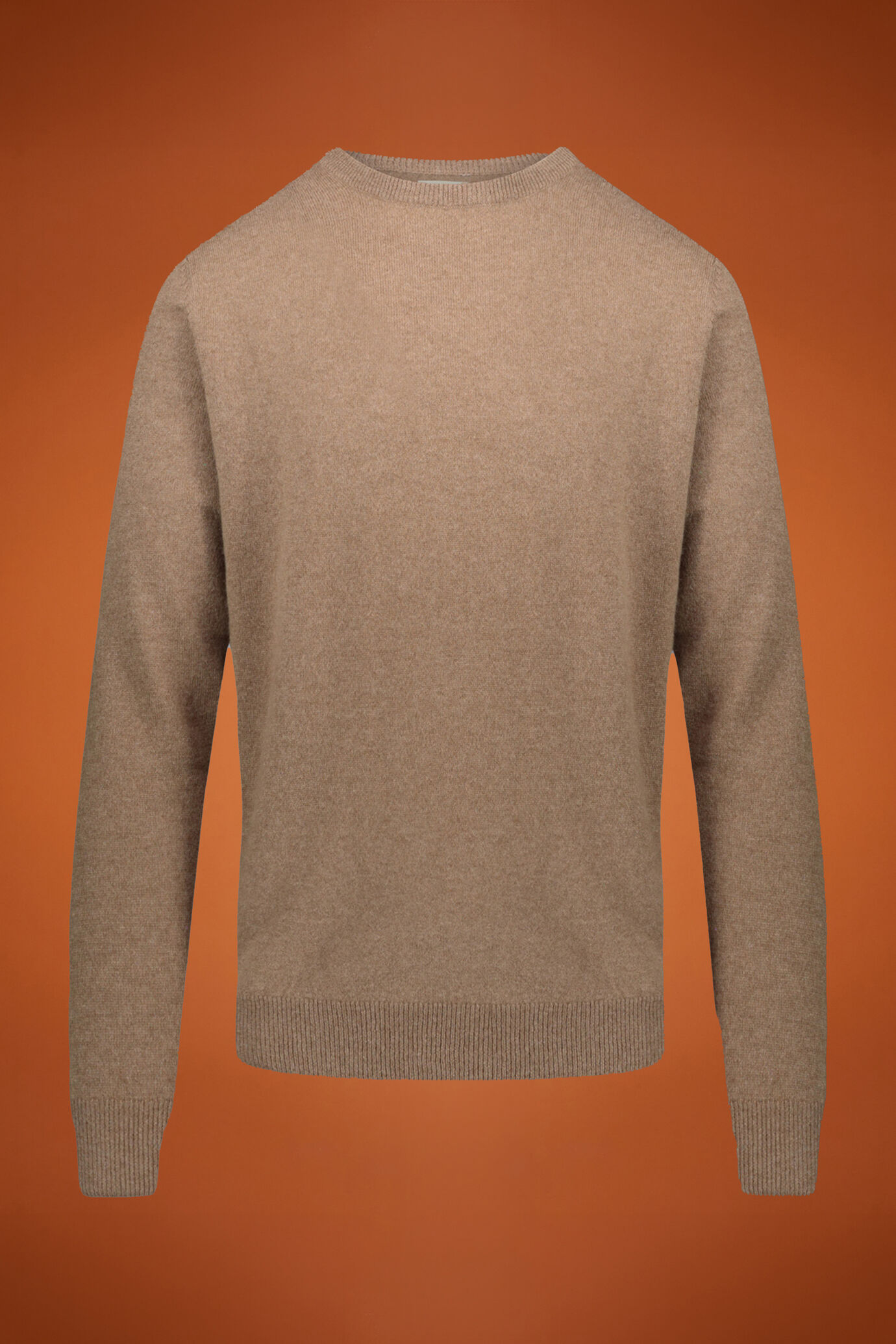 Men's 100% cashmere regular fit roundneck sweater