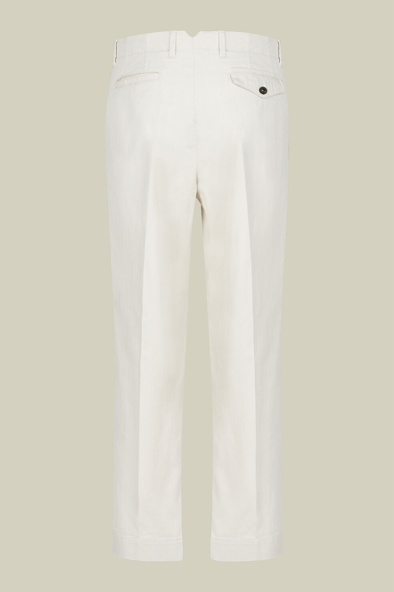 Pantalone uomo work in tela diagonale regular fit image number 5