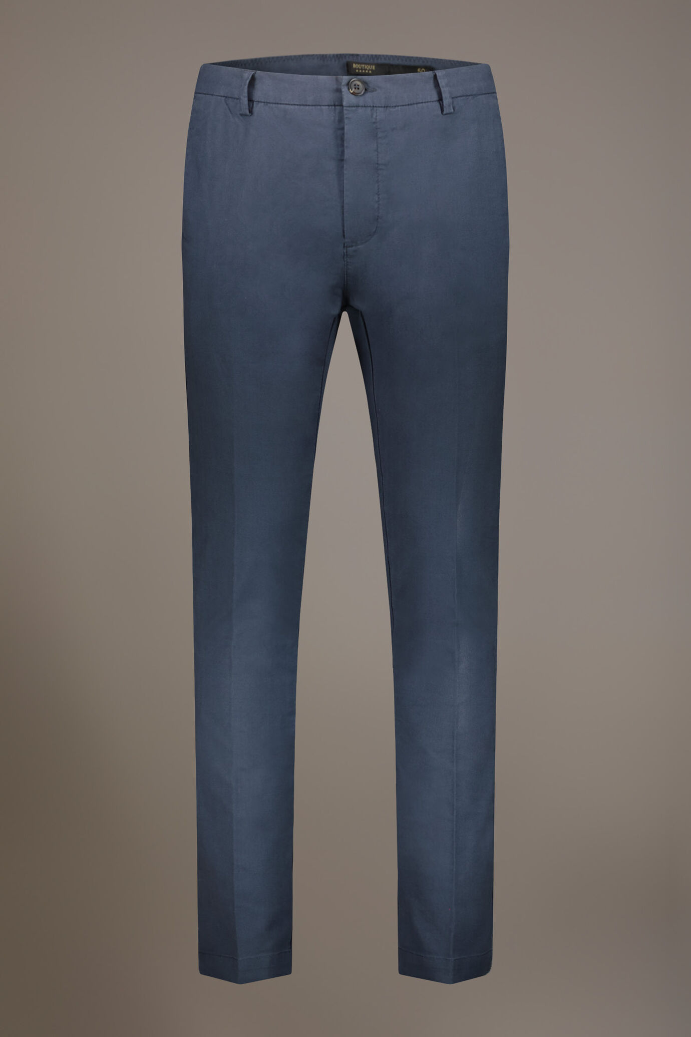 Pantalone chino regular fit costruzione a spina di pesce image number 3