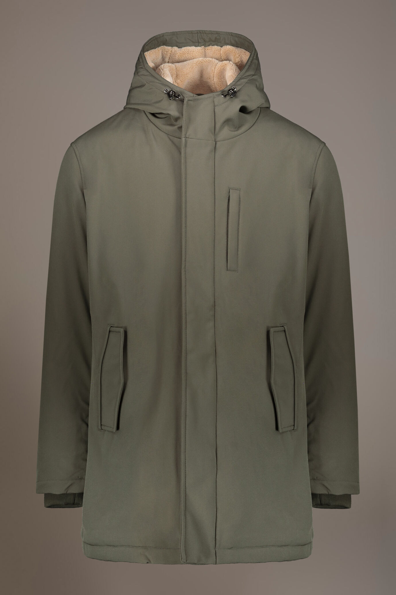 Eskimo in tessuto tecnico rivestito con pelliccia image number 5