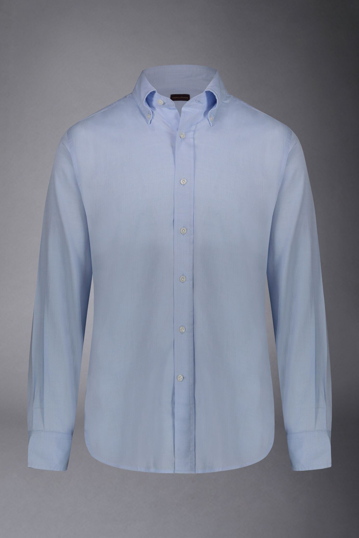 Camicia classica uomo lavata button down comfort fit tessuto armaturato image number 4