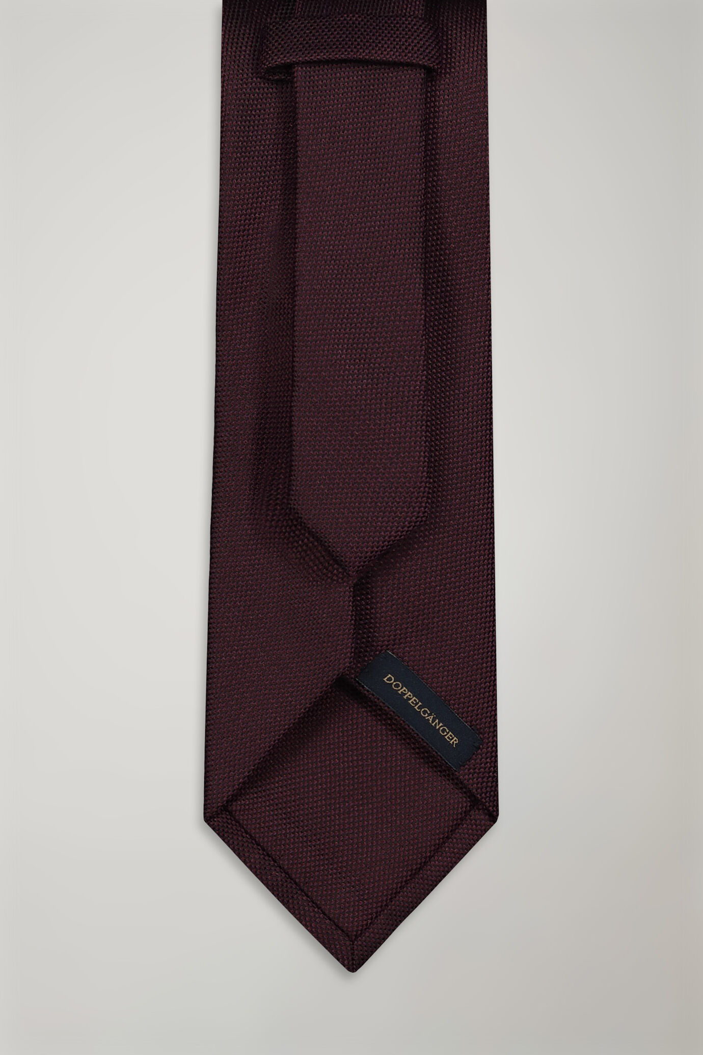 Men's tie solid color bamboo image number 1