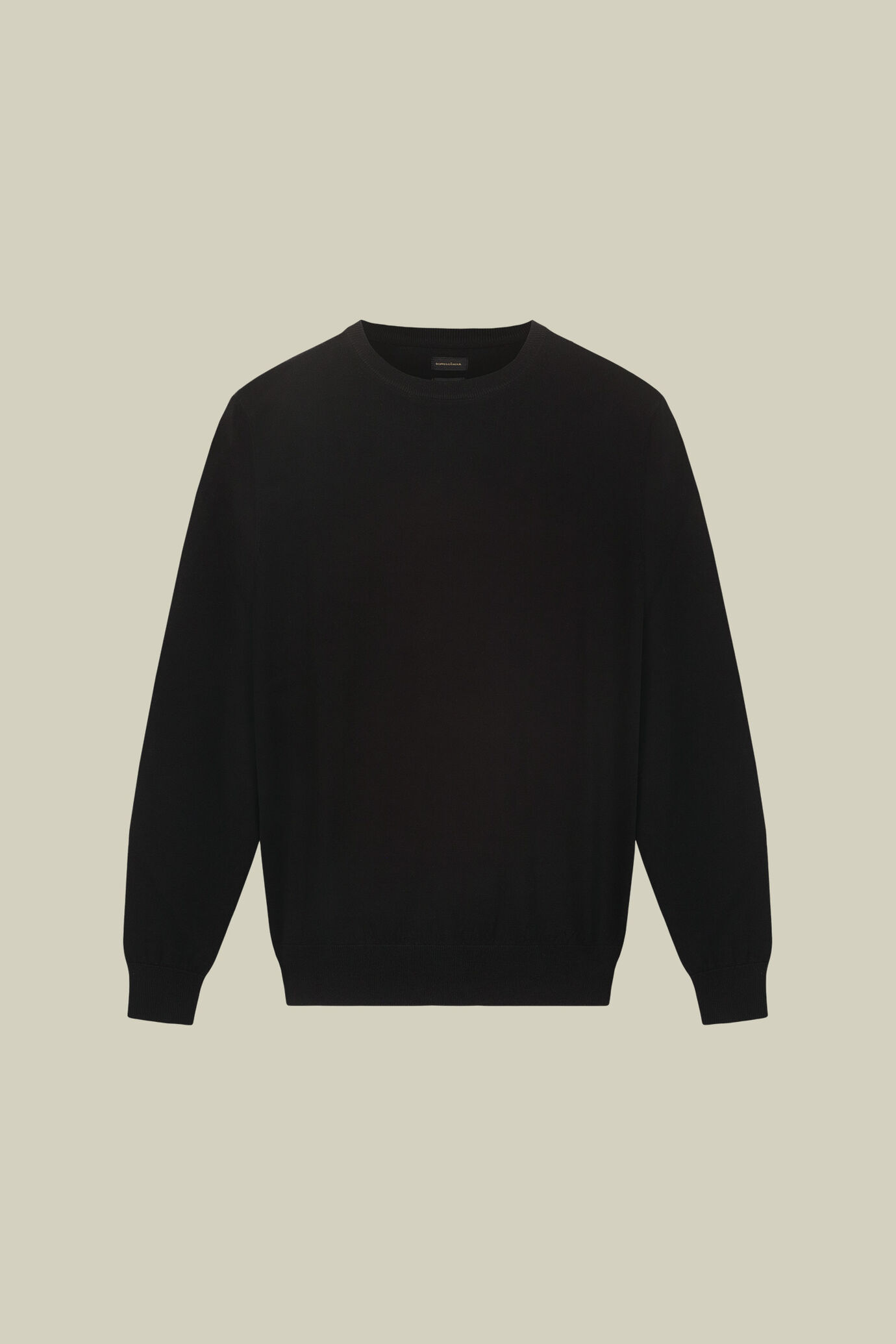 Men&rsquo;s Round Neck jumper in 100% merino wool regular fit image number 4