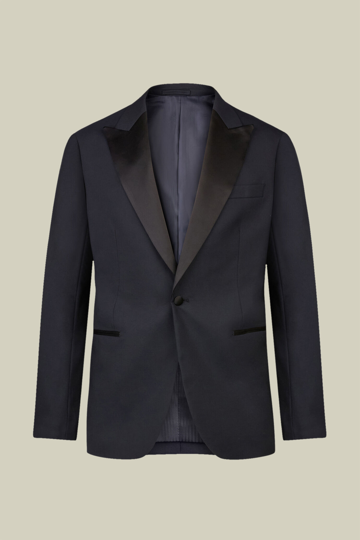 Men's regular fit classic wool blend dinner suit