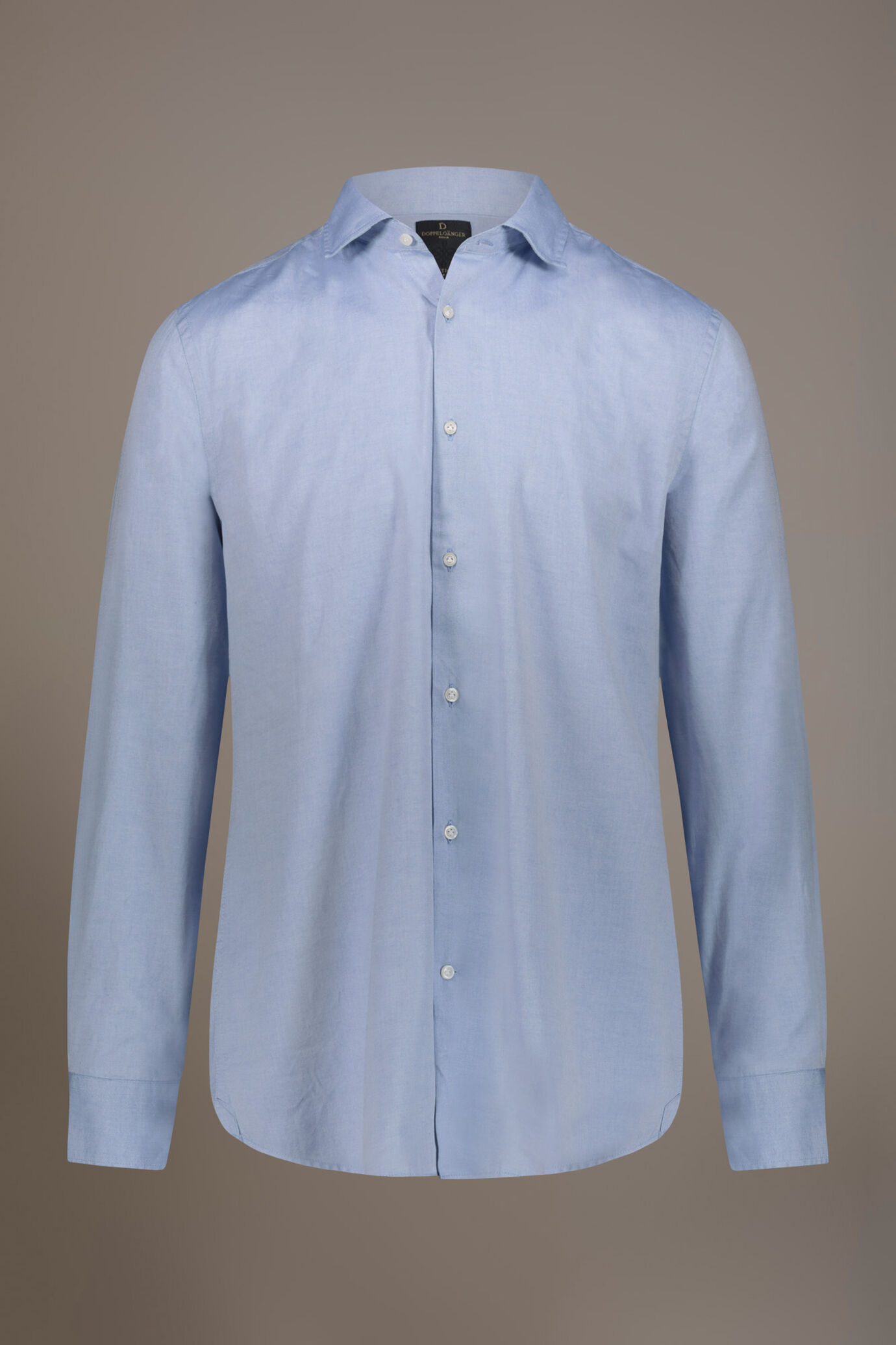 Classic shirt with french collar comfort fit pinpoint fabric image number 3
