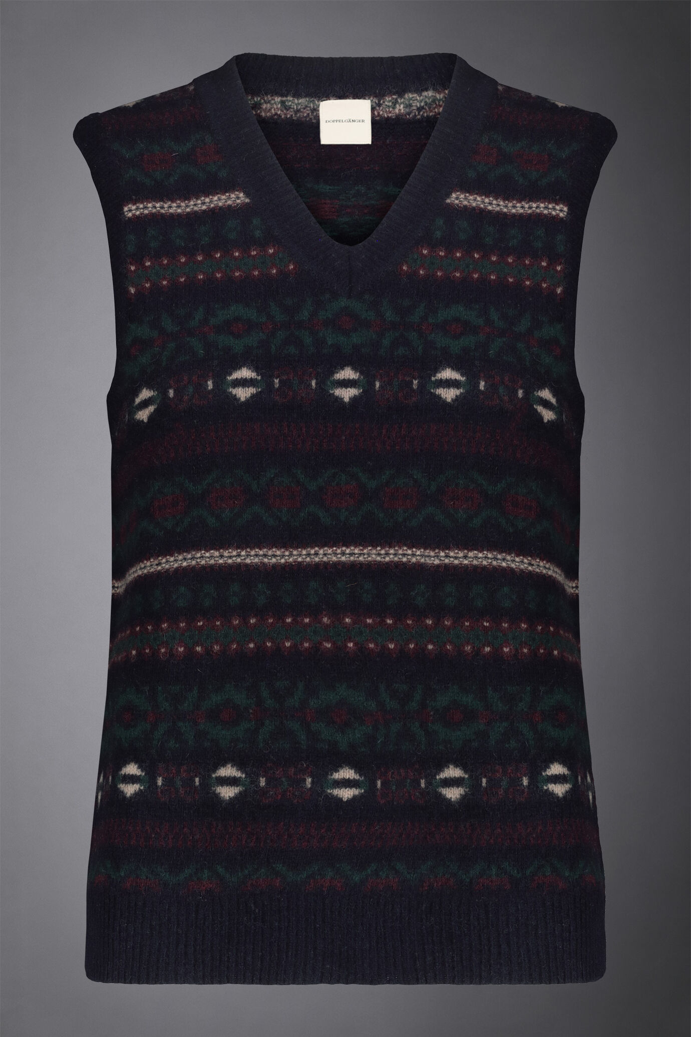 Women's Wool-blend knit waistcoat