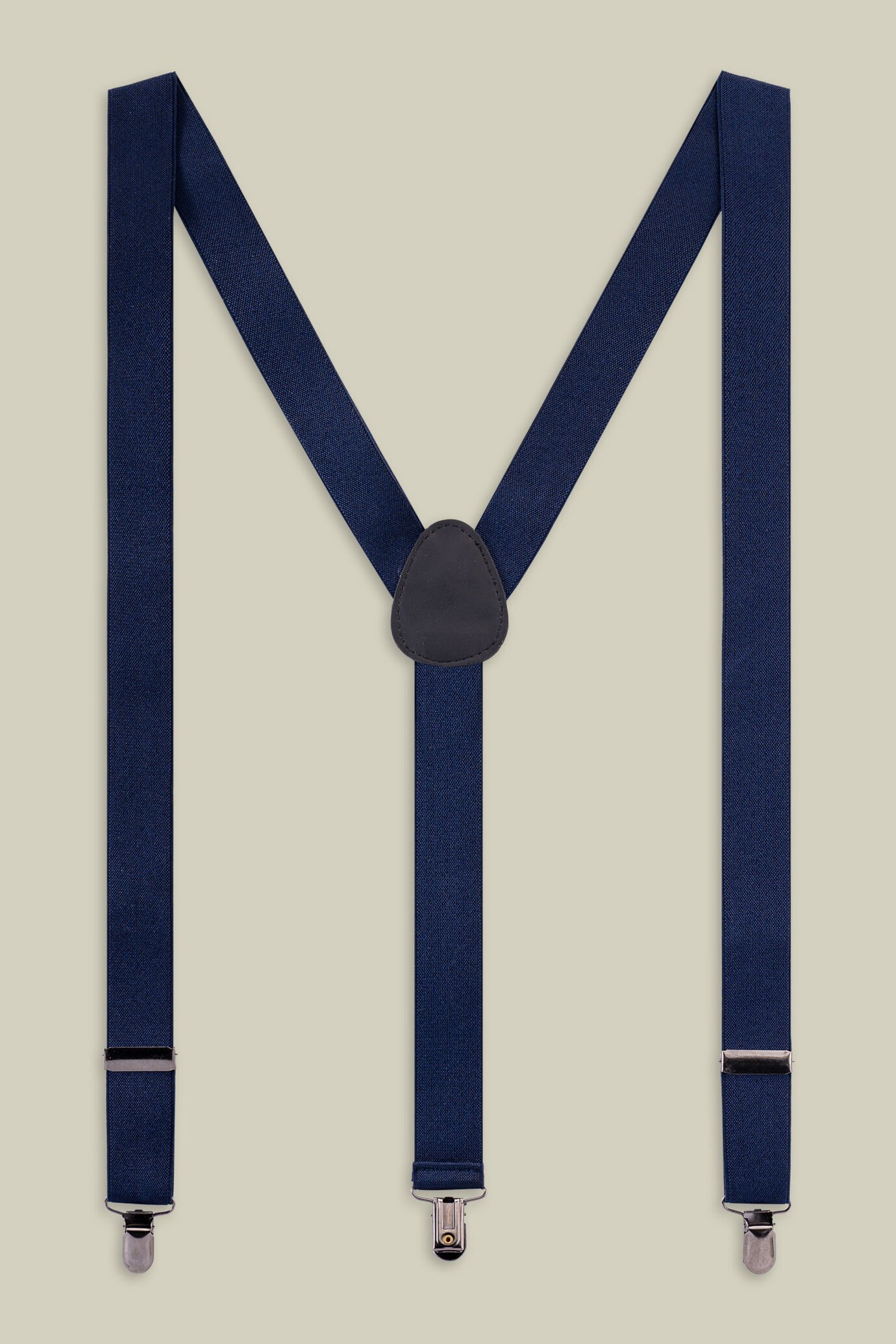 Single-colour men's elastic braces image number 1