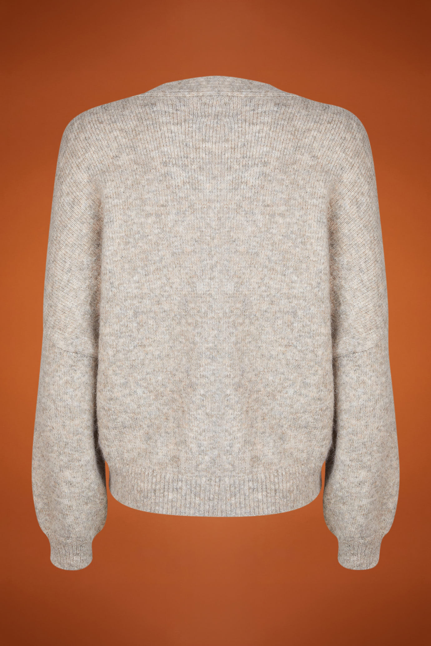 Cardigan donna in maglia con scollo a v regular fit image number 5