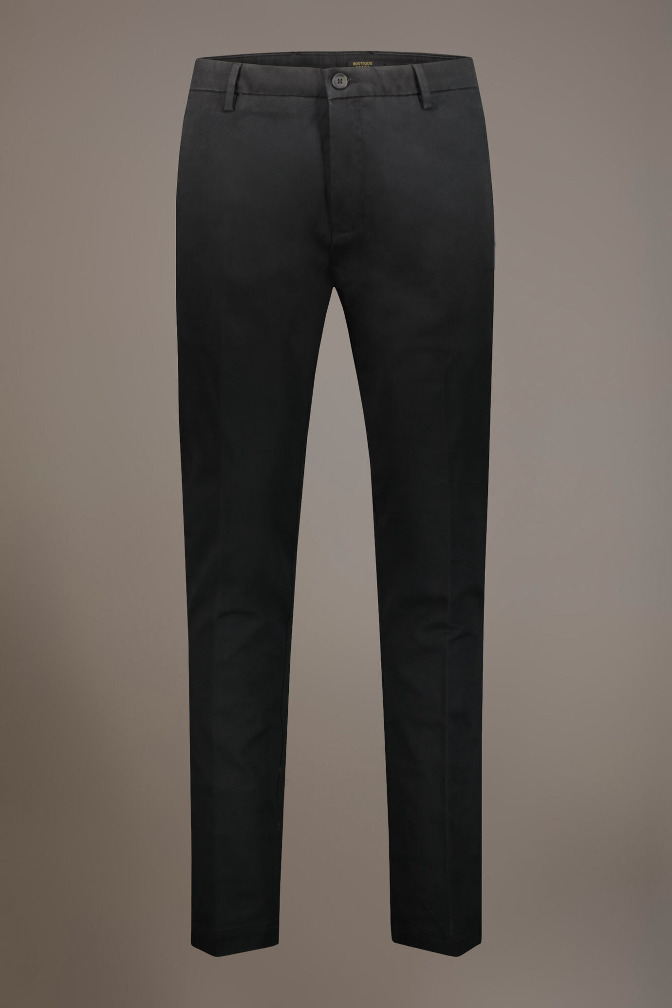 Pantalone chino uomo classico regular fit tessuto twill elasticizzato image number 5