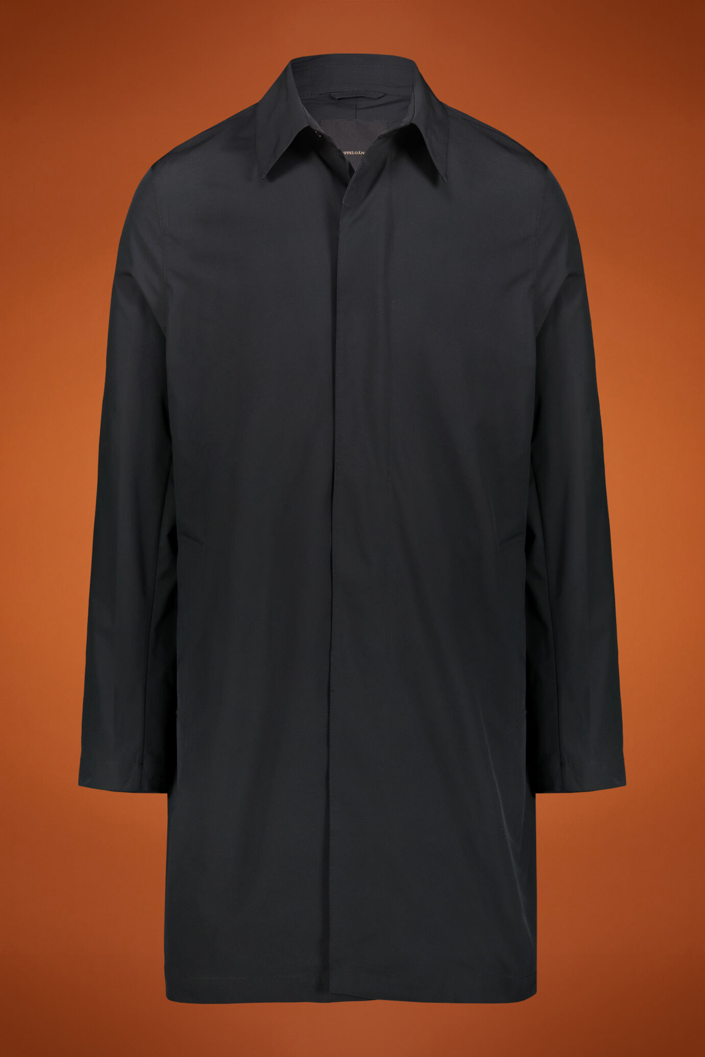 Men's coat in lightweight regular fit fabric