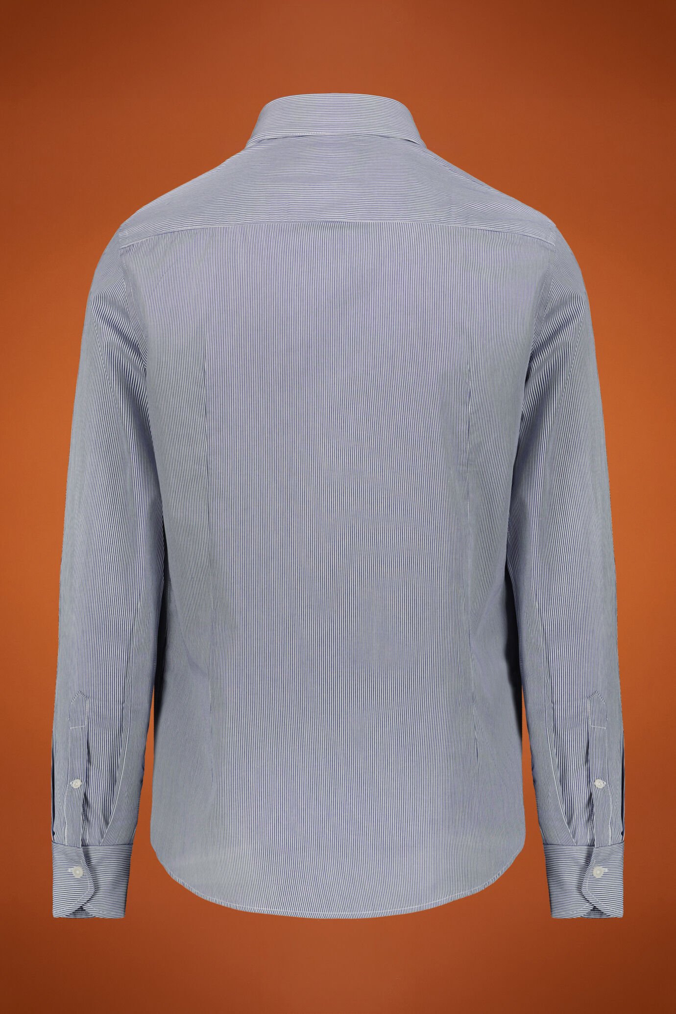 Men's shirt classic collar 100% cotton yarn-dyed striped fabric regular fit image number 1