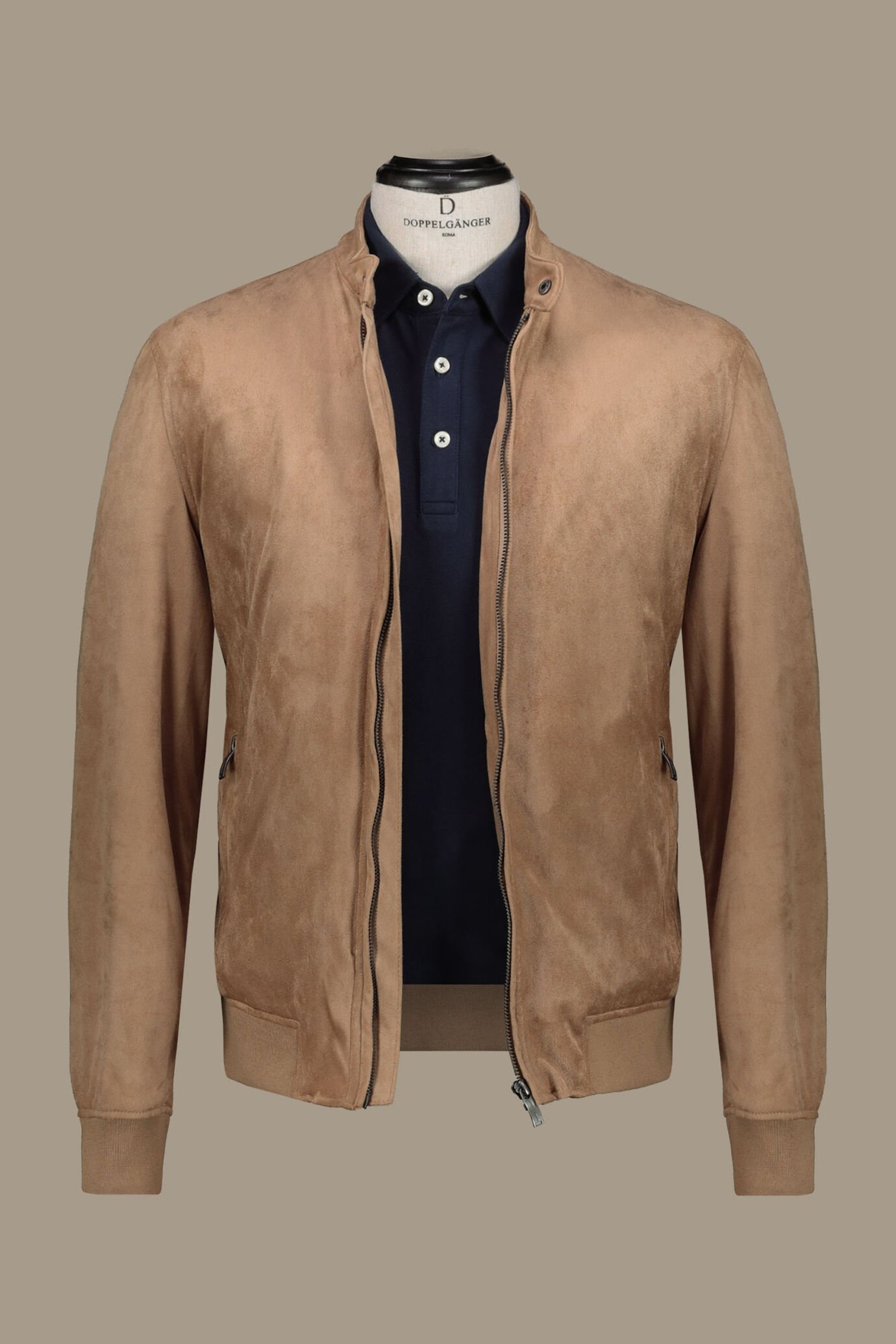 Giubbotto bomber in ecopelle image number 0