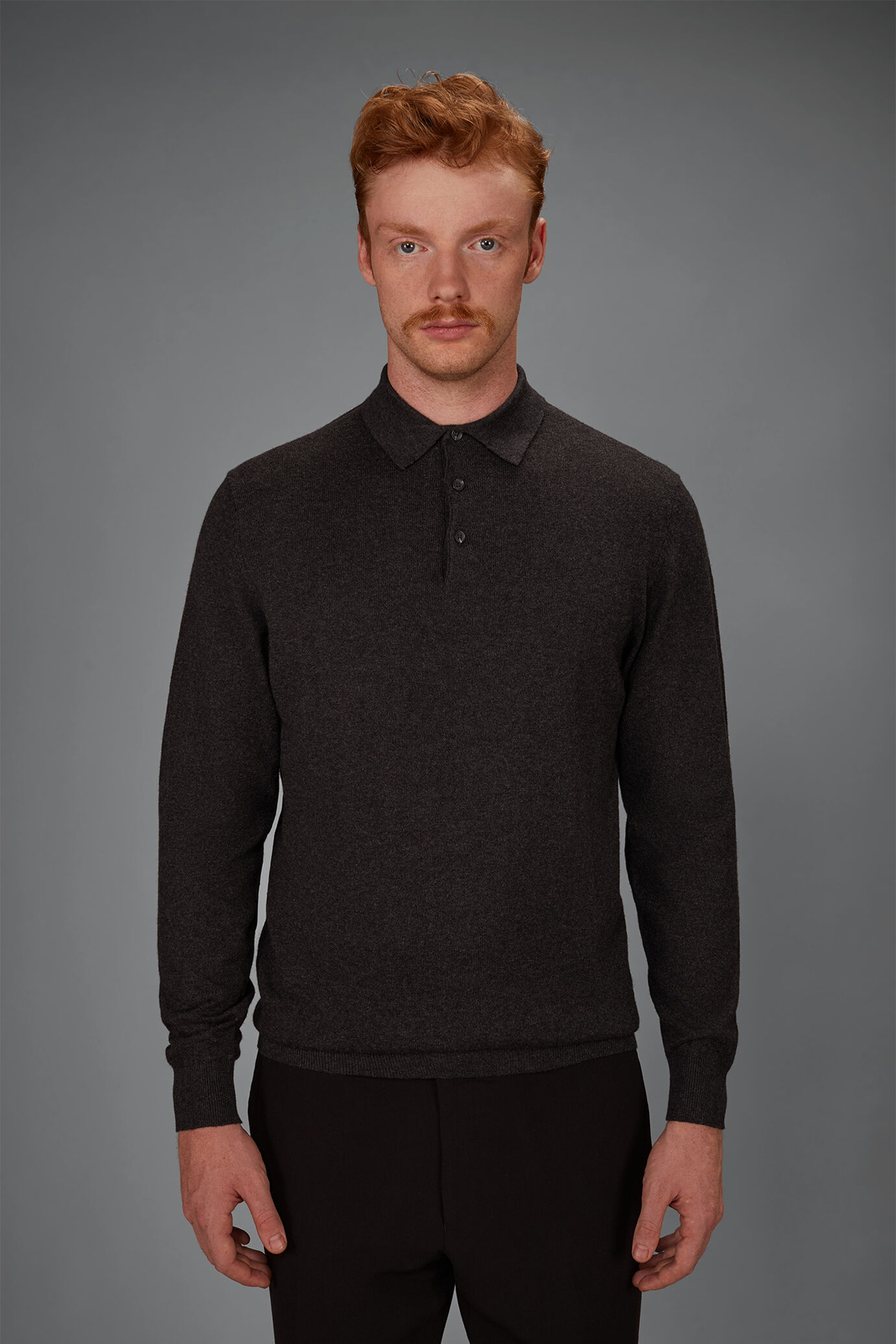 Herren-Polo aus Woll-Baumwollmischung Regular Fit image number 1