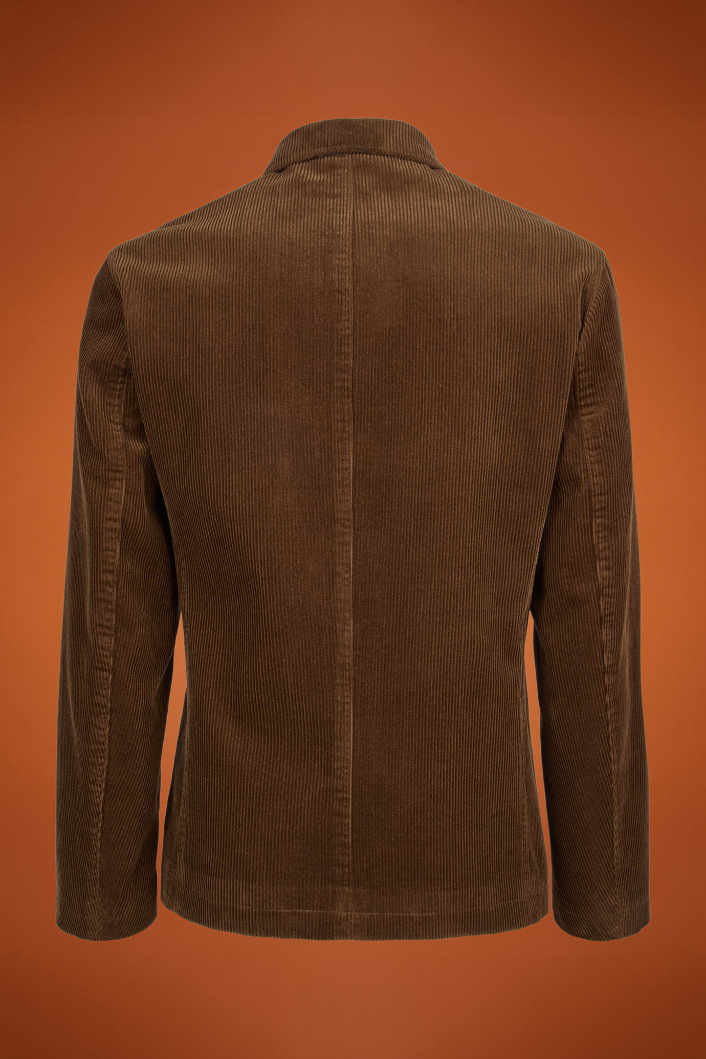 Veste homme à trois poches, 100% coton, en velours côtelé, coupe classique image number 5