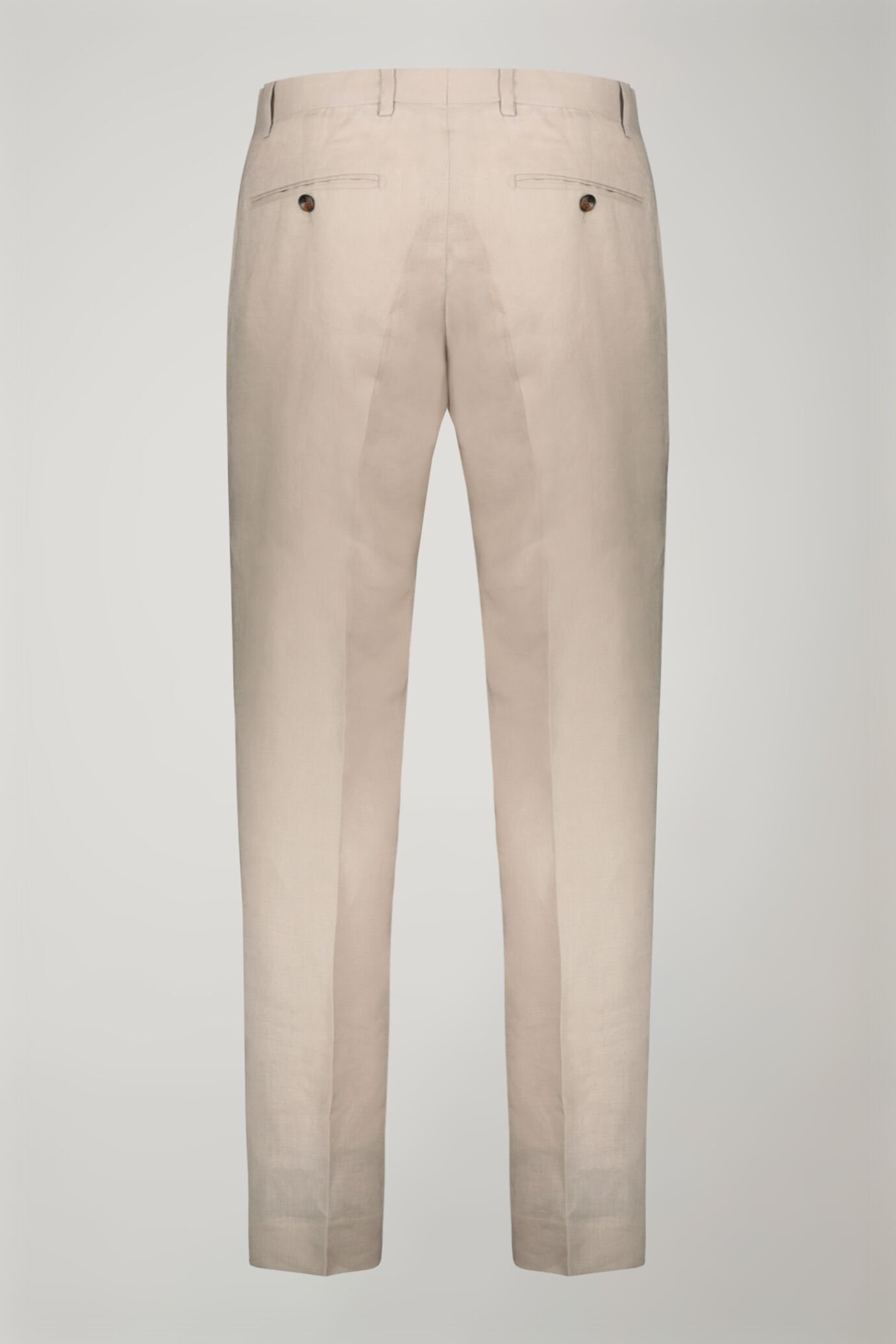 Einreihiger Anzug 100% Leinen Regular Fit einfarbig image number 3