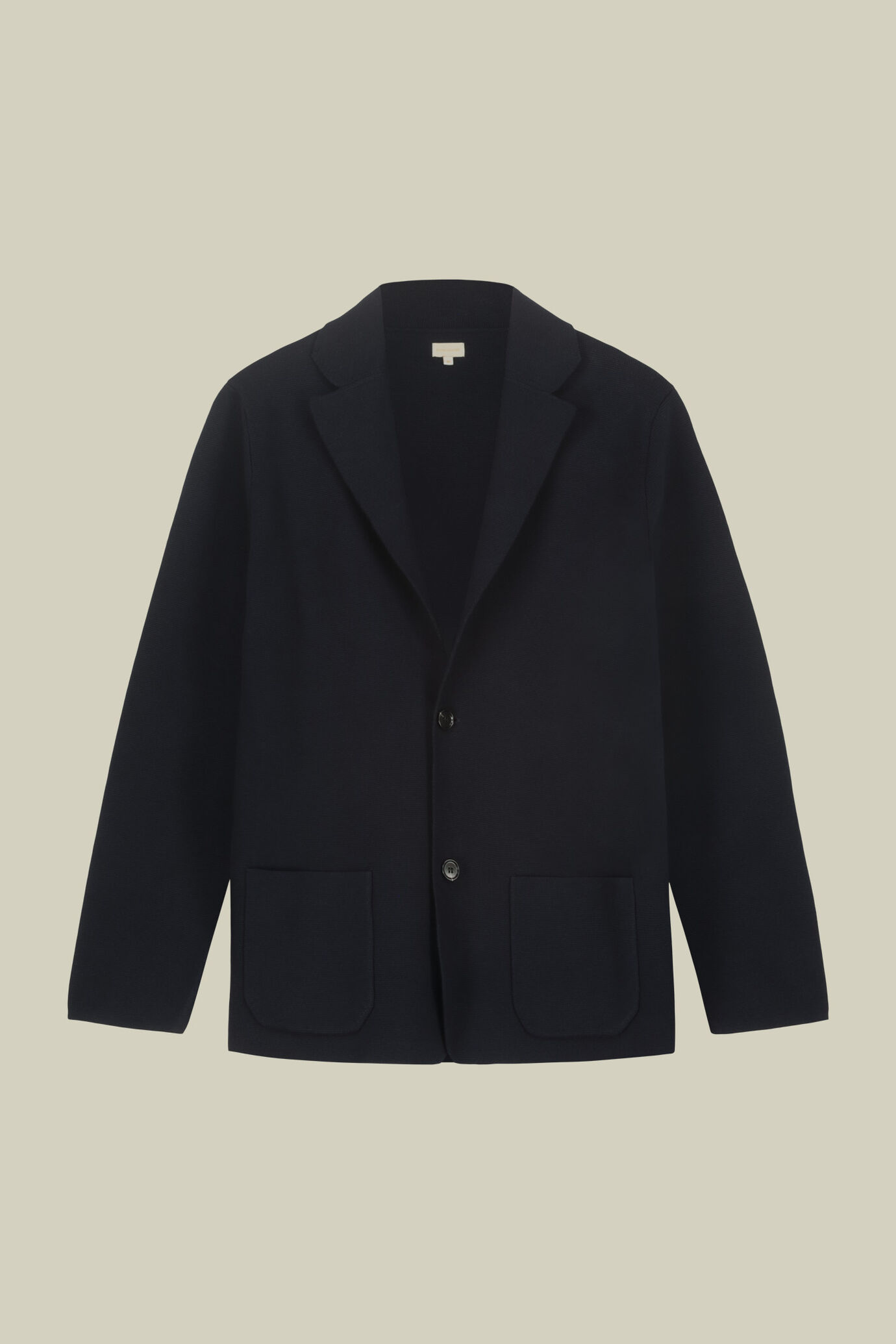 Cardigan uomo monopetto in maglia punto milano 100% cotone regular fit