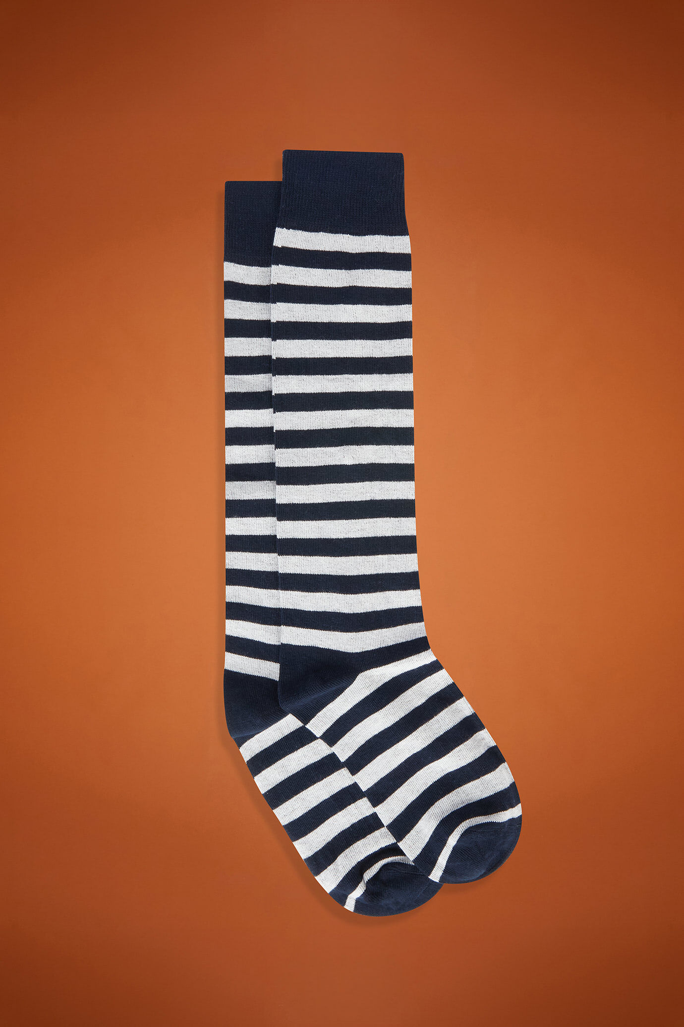 Strumpfhose für Damen mit vertikalen Streifen, made in Italy