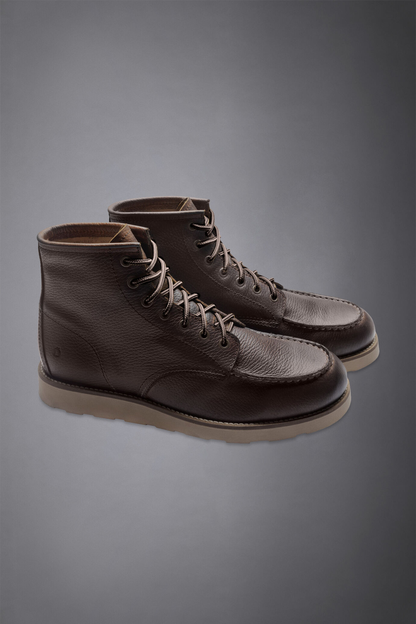Bottines 100% cuir avec semelle en caoutchou image number 1