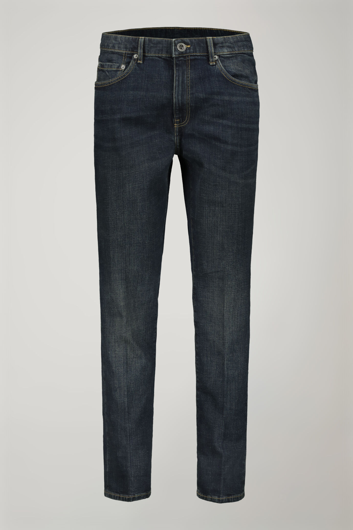 Jeans uomo 5 tasche regular fit image number 4