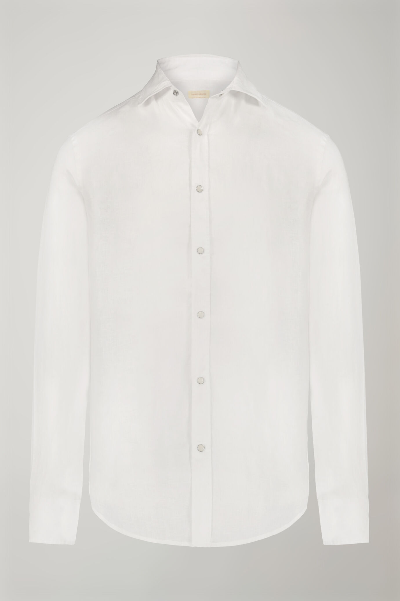 Men’s casual shirt classic collar 100% linen comfort fit image number 4