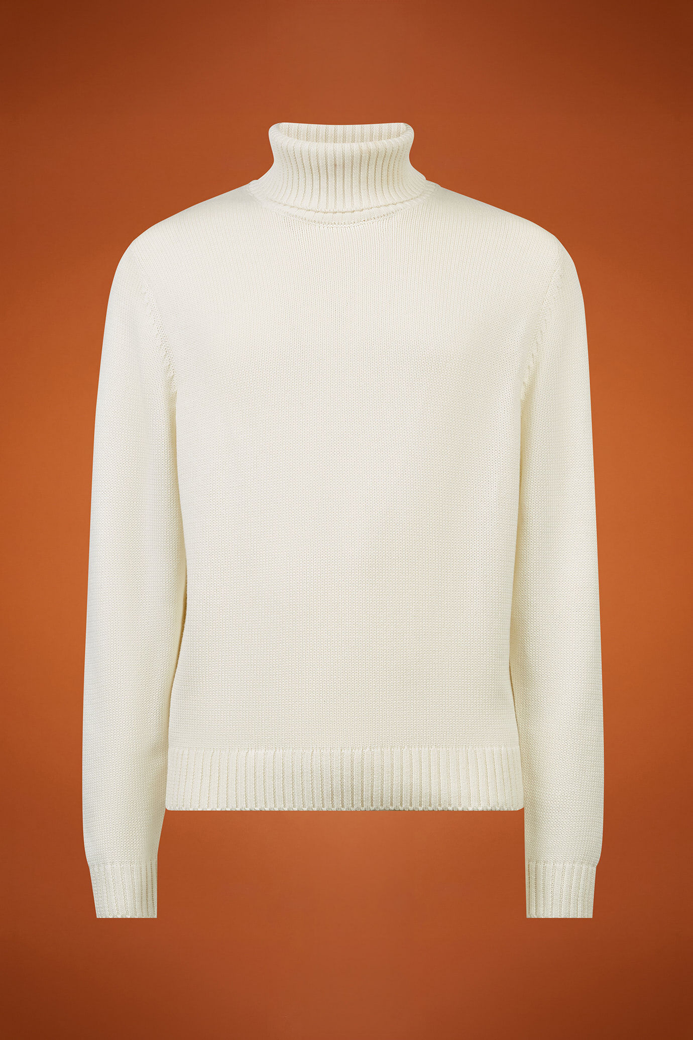 Herren-Rollkragenpullover aus englischem Rippstrick in normaler Passform image number 5
