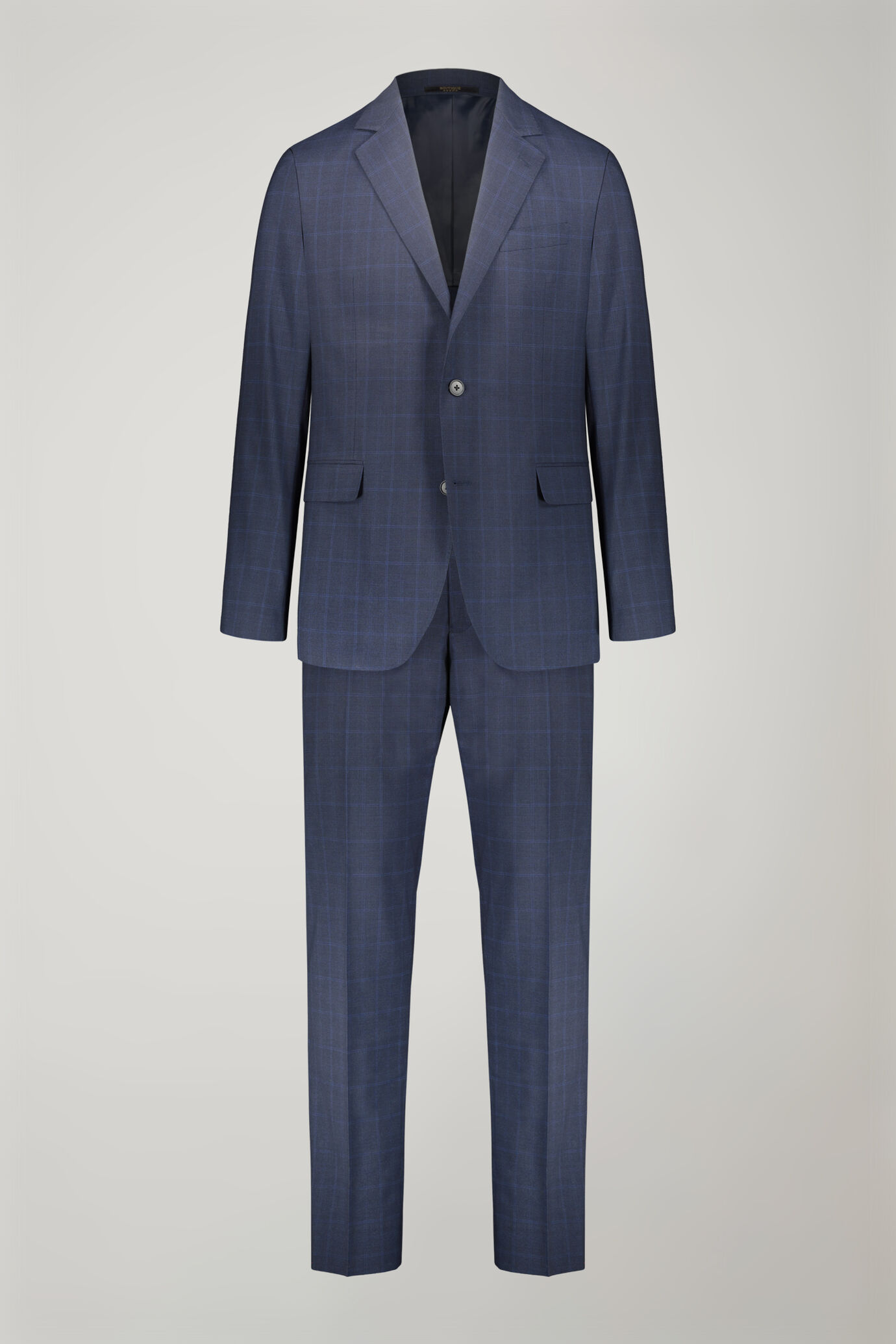 Men's single-breasted suit Prince of Wales stretch fabric image number 8