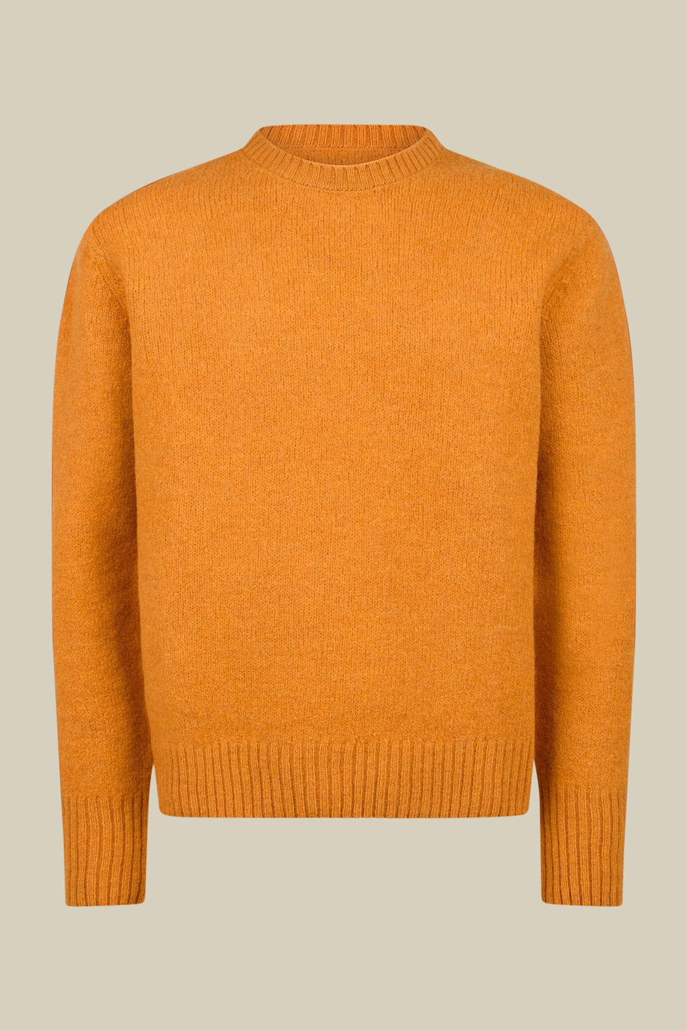 Pull homme à col rond, 100% laine, coupe classique image number 4