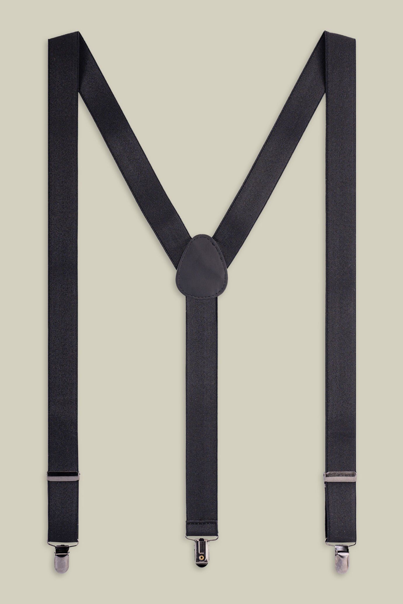 Single-colour men's elastic braces image number 1