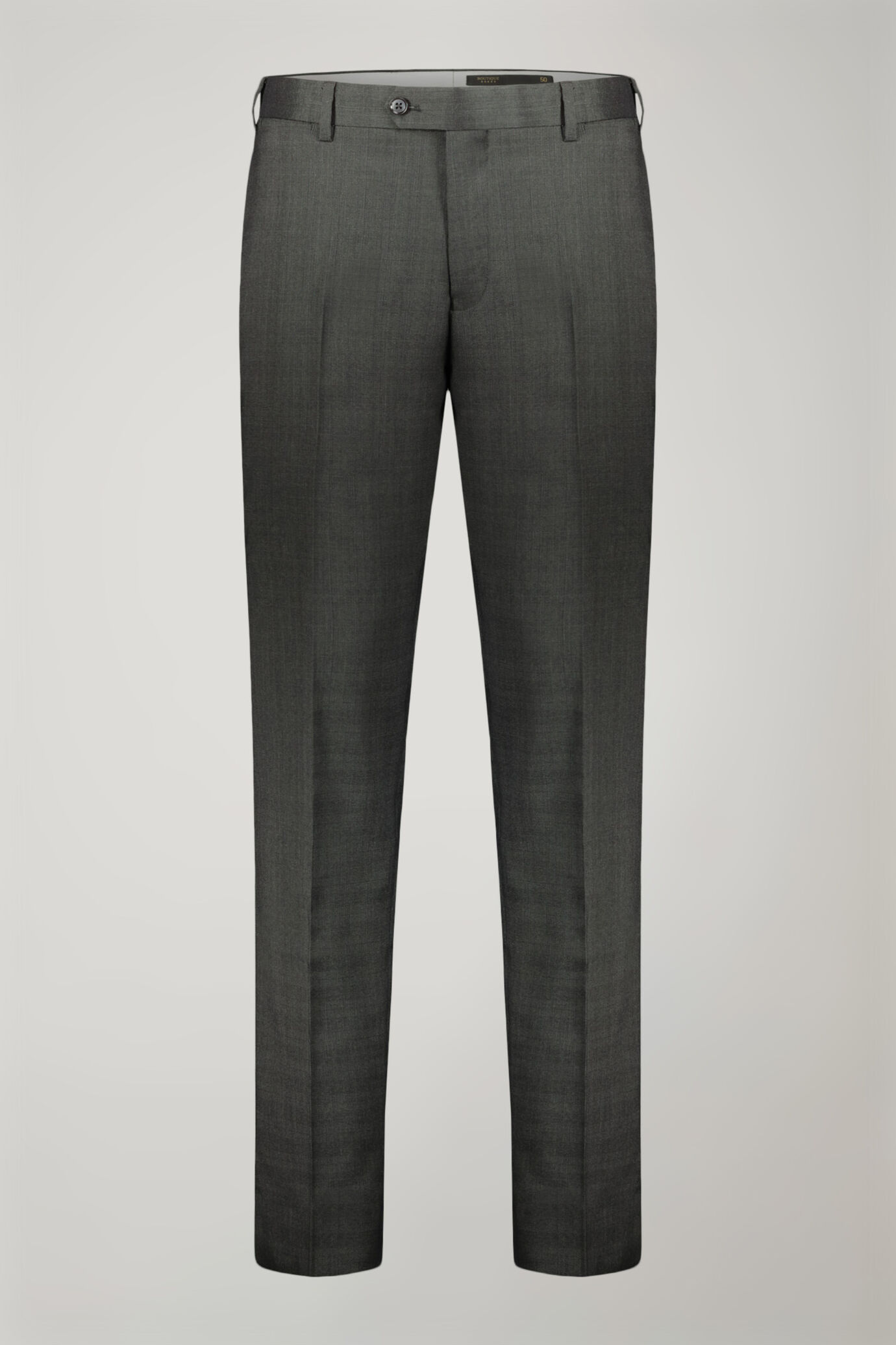 Regular fit single-breasted suit in prince of wales fabric image number 2