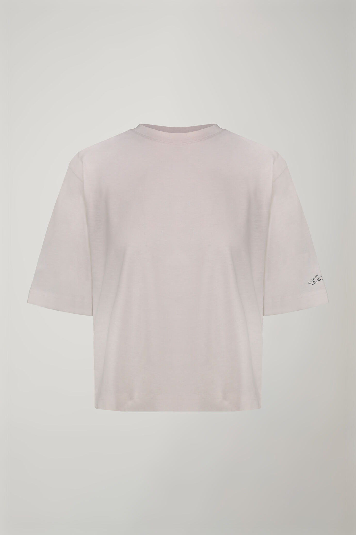 T-shirt femme &agrave; col rond 100&nbsp;% coton coupe r&eacute;guli&egrave;re image number 5