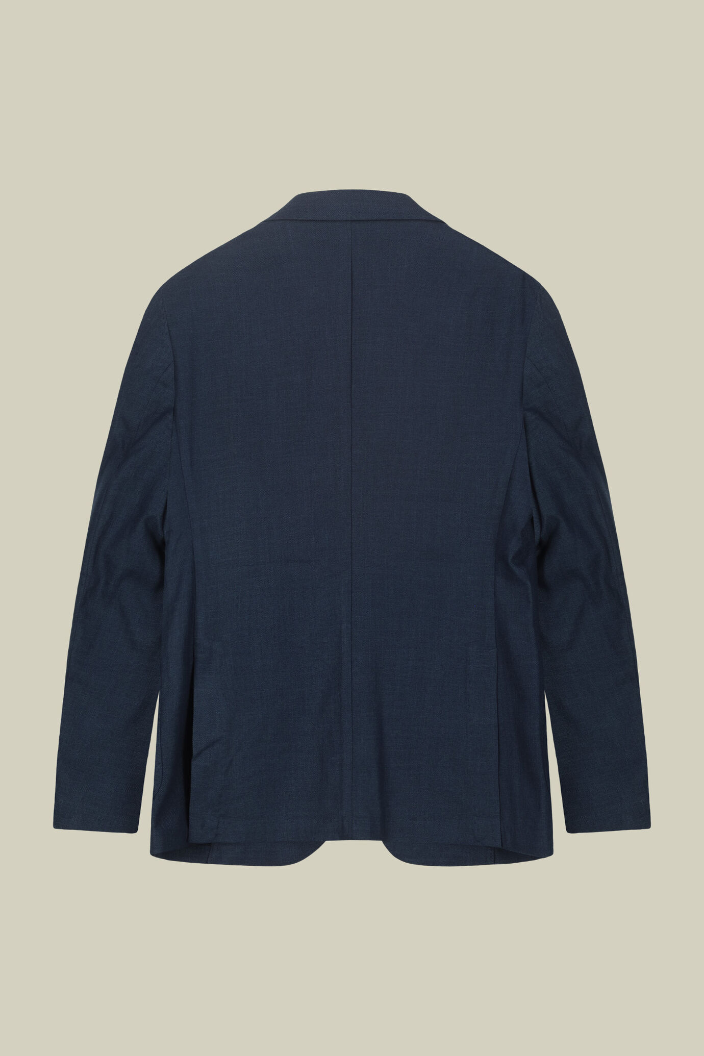 Veste simple boutonnage avec revers en pointe, semi-doubl&eacute;e image number 5