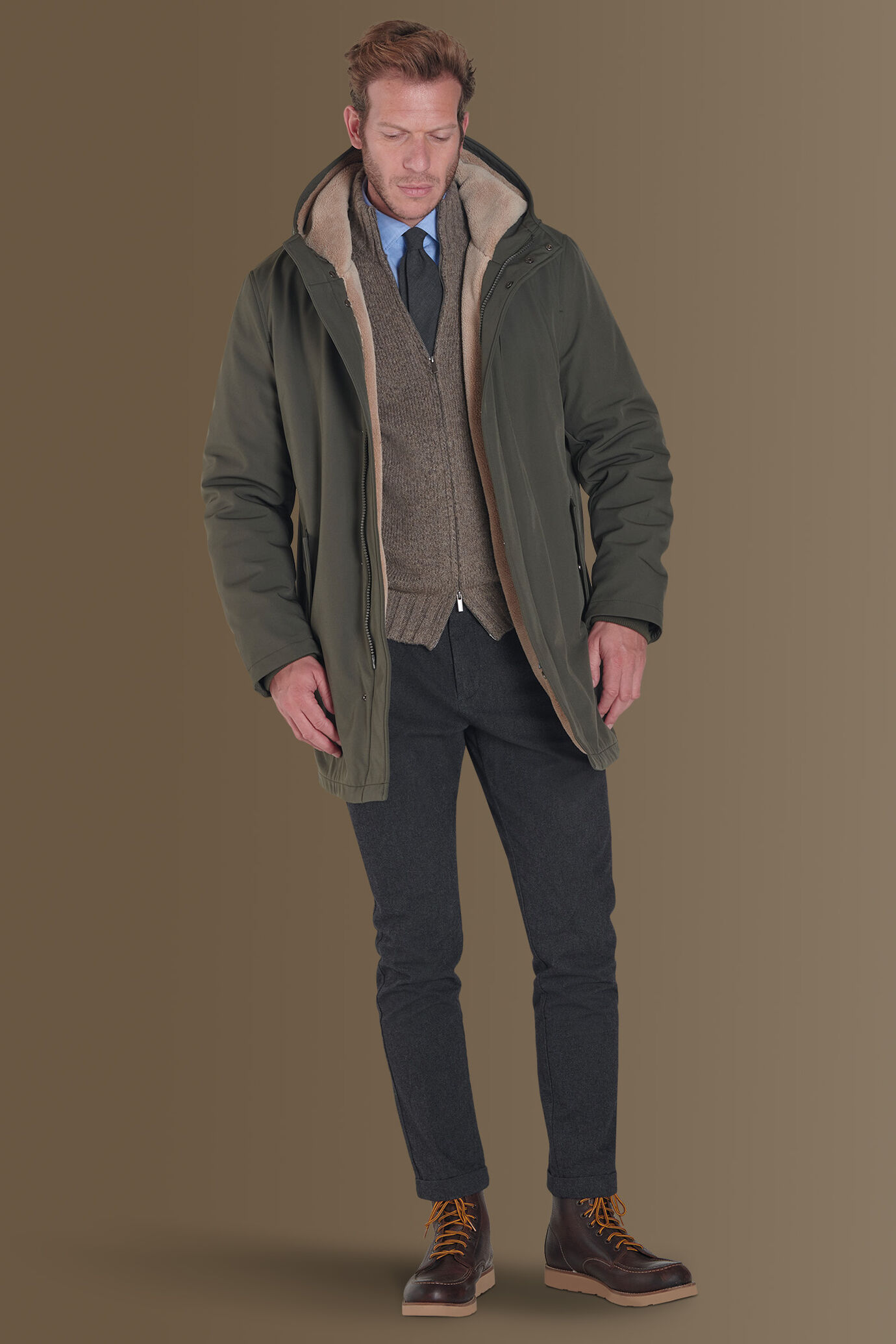 Eskimo bounded fleece with shearling image number 1