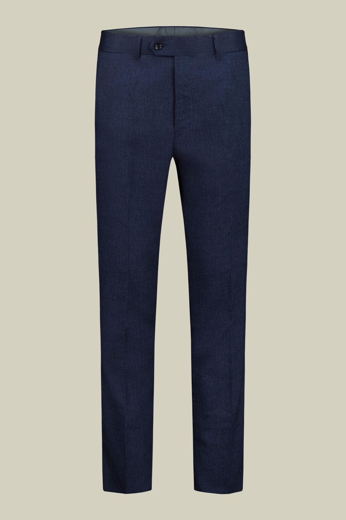 Costume homme croisé en lin mélangé, coupe regular image number 2