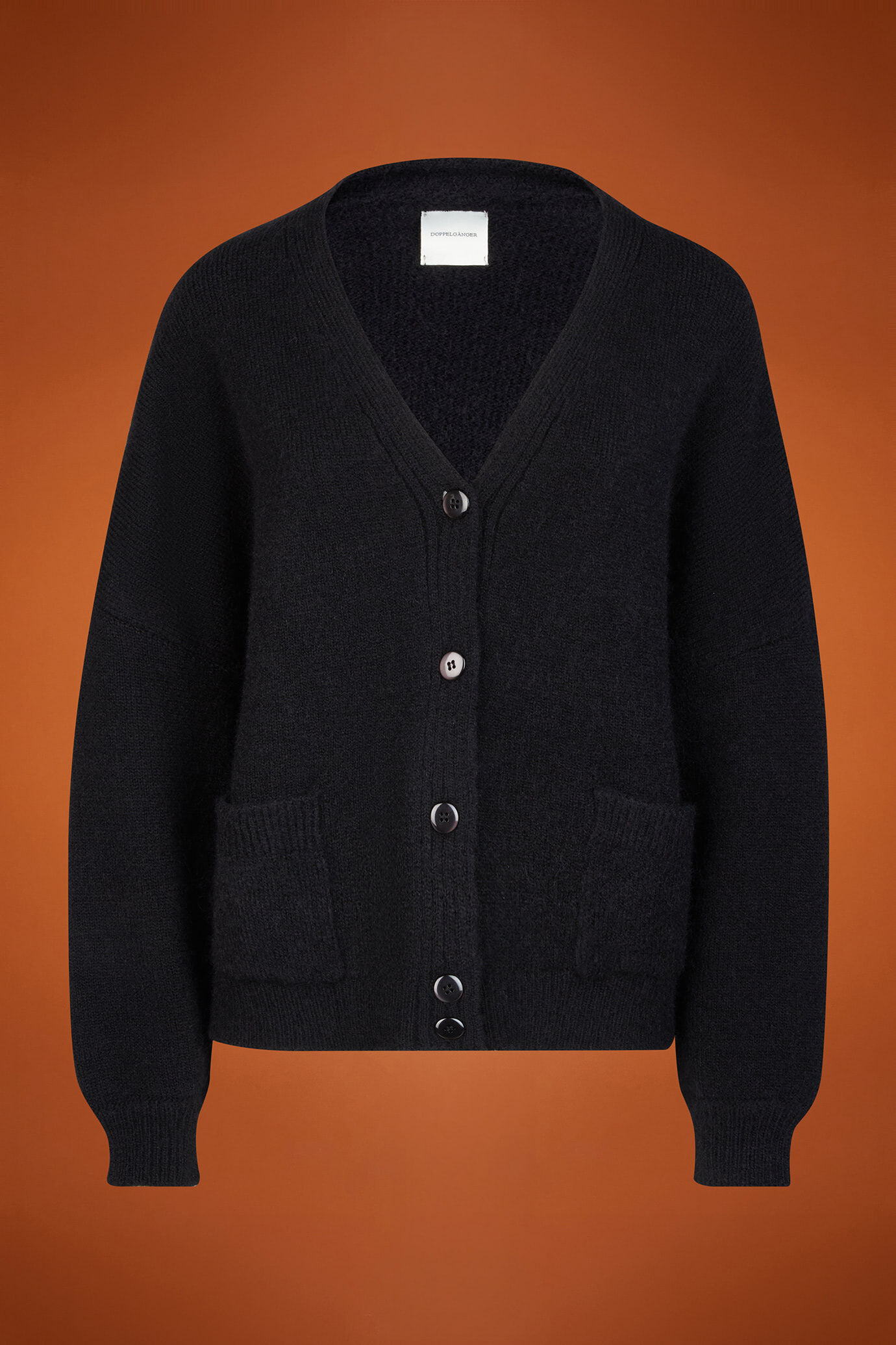 Women's V-neck knitted cardigan in a regular fit