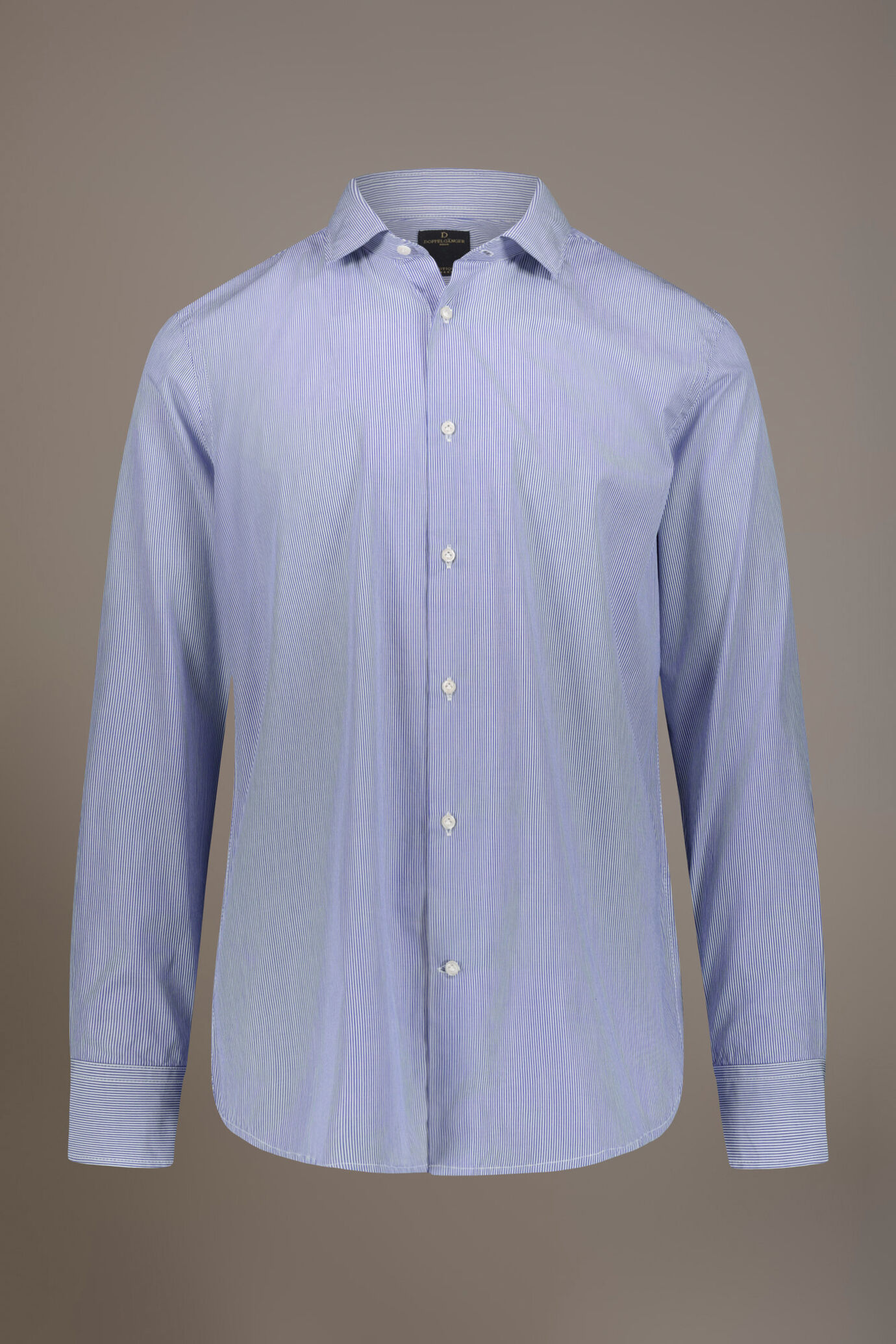 Classic shirt with french collar comfort fit yarn-dyed striped fabric image number 3