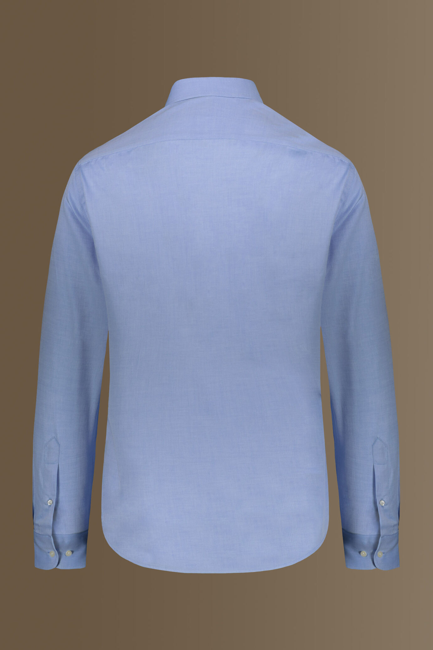 Camicia classica uomo collo francese tessuto spinato image number 4