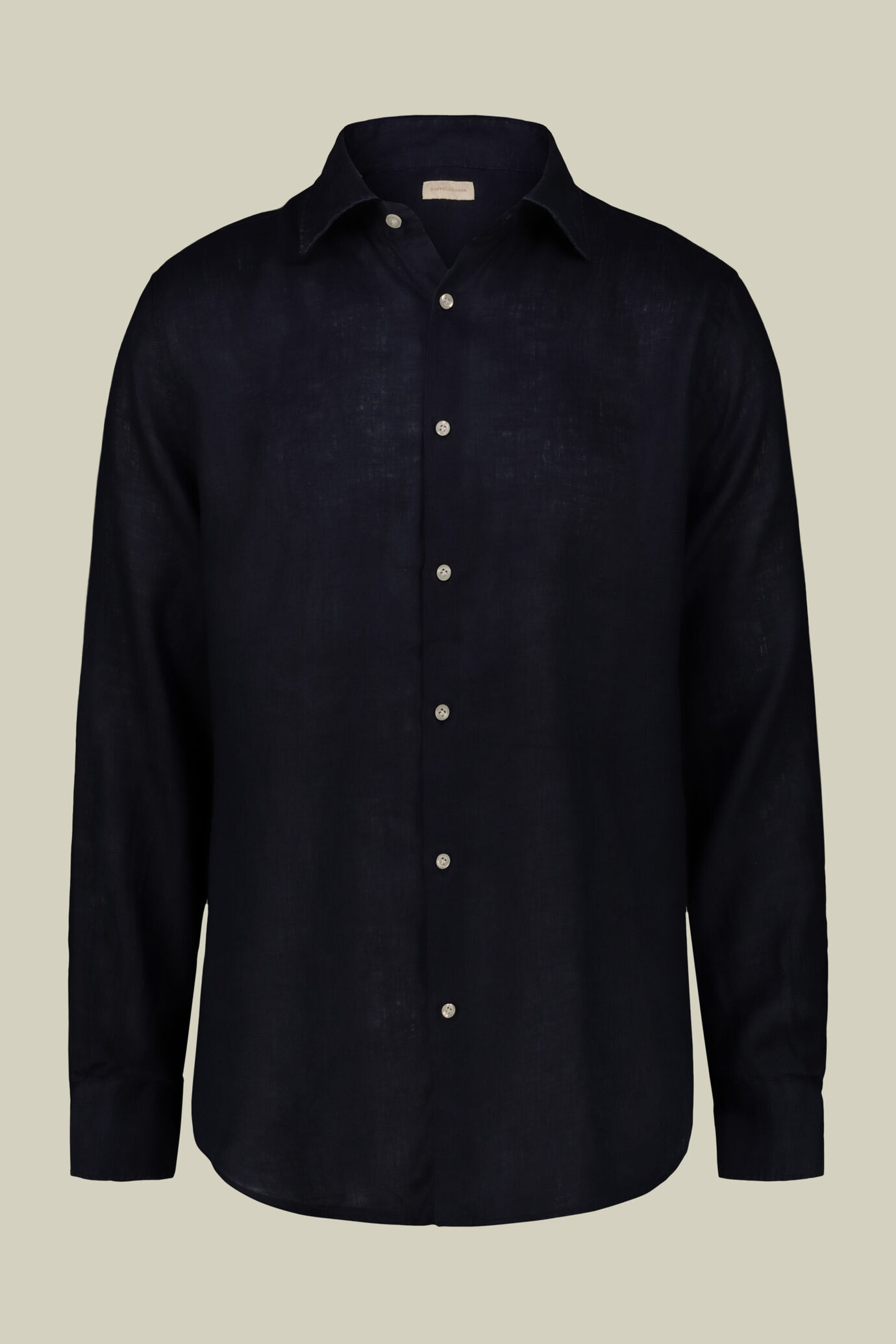 Camicia uomo casual collo classico 100% lino image number 5