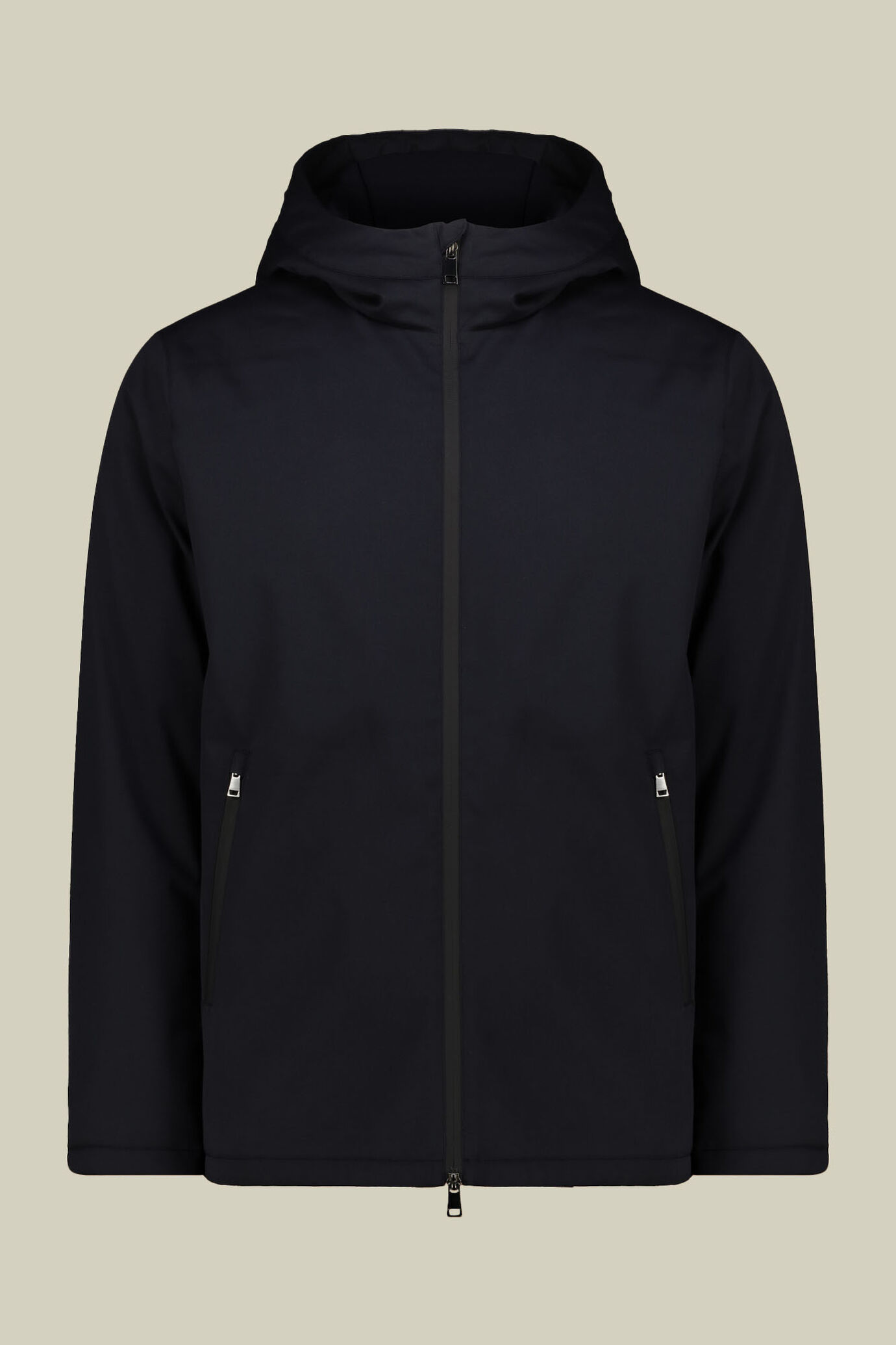 Veste technique pour homme matelassée avec fermeture éclair