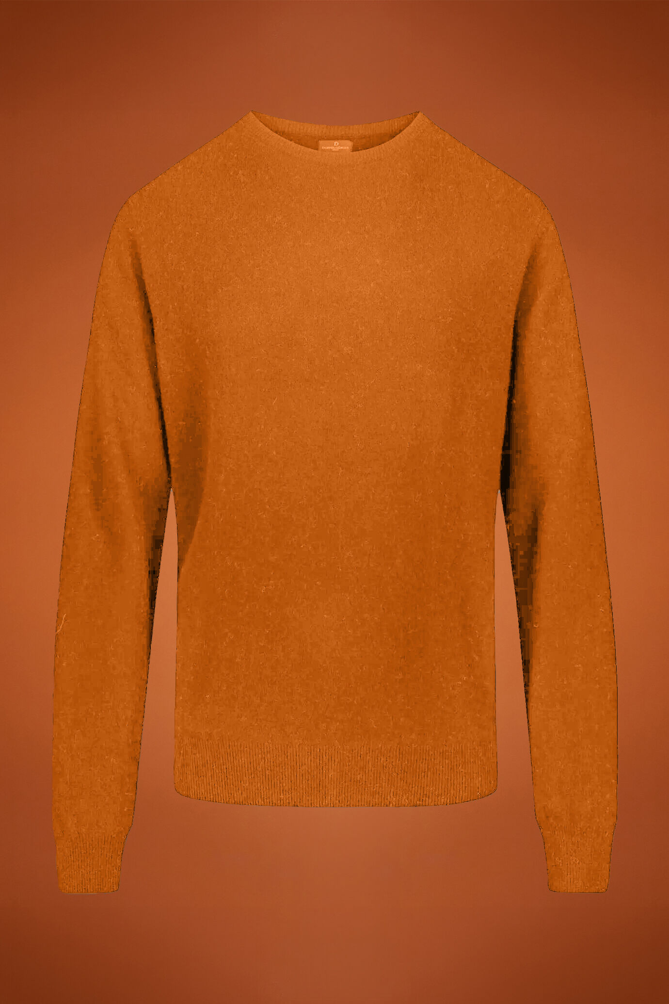 Round neck lambswool blend sweater image number 0