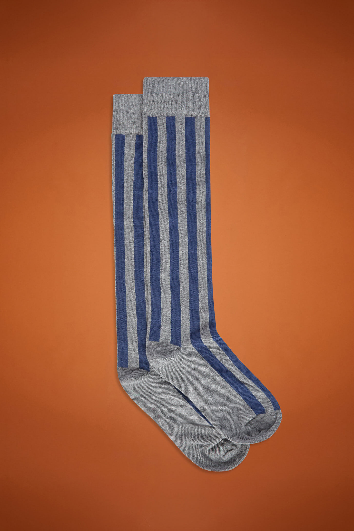 Women's stockings with vertical stripes, made in Italy image number 0