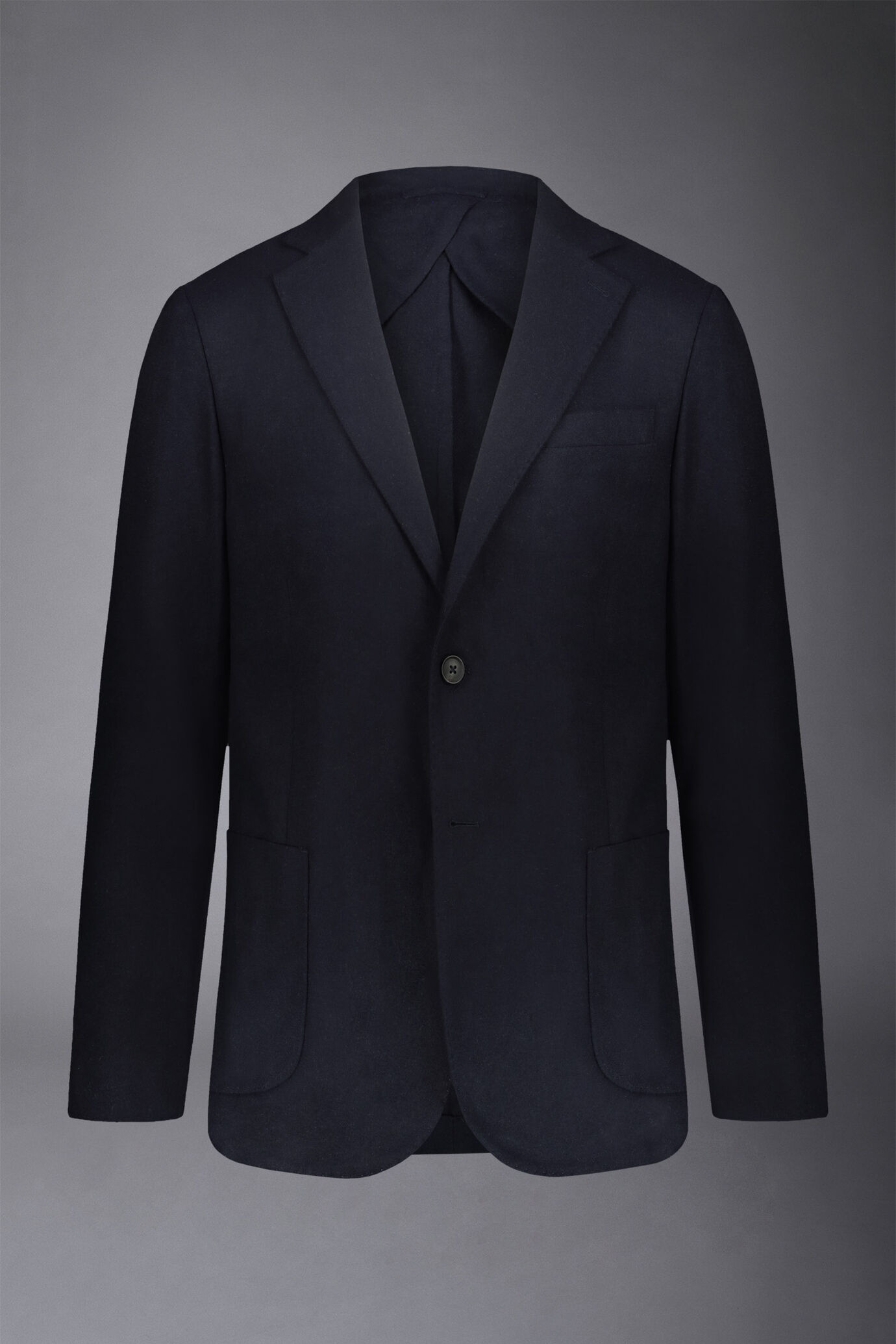 Giacca uomo monopetto misto lana regular fit image number 5